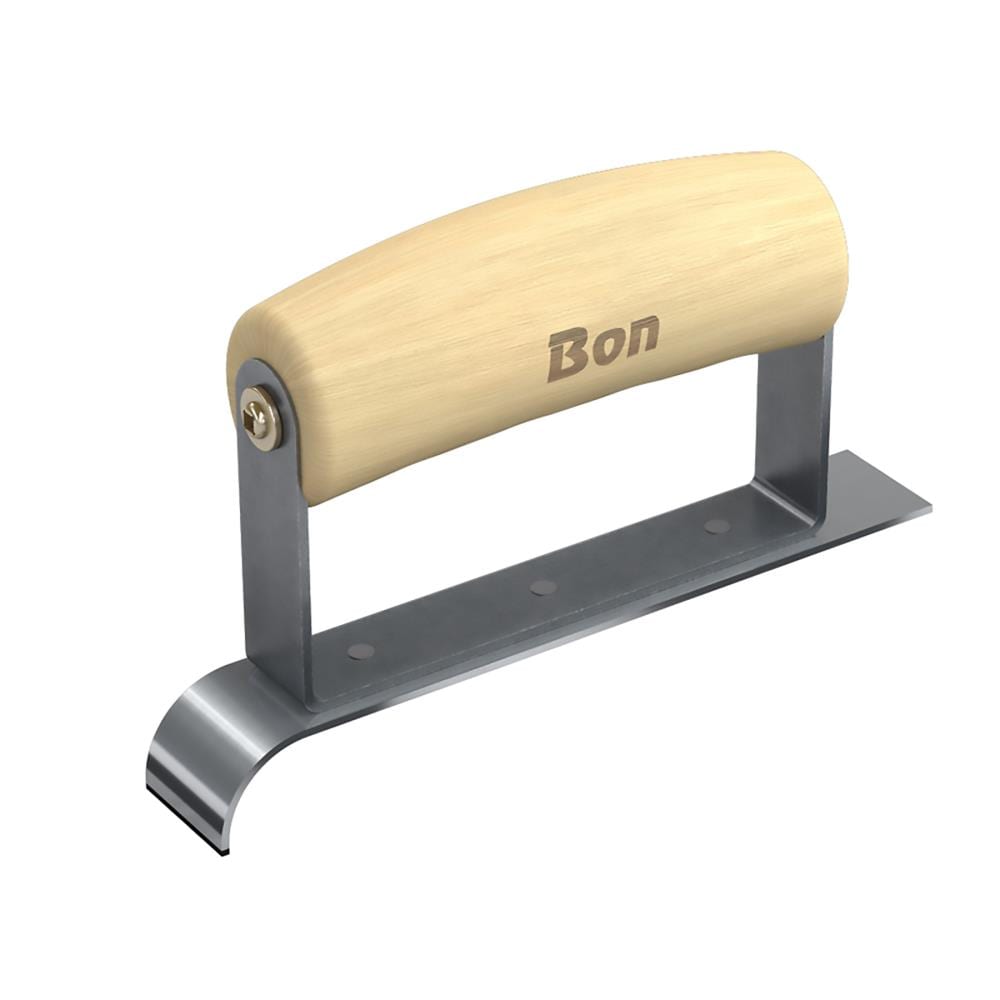 Bon Tool 12-889 6-in x 1-in Stainless steel Concrete Edger with 0.75-in Radius