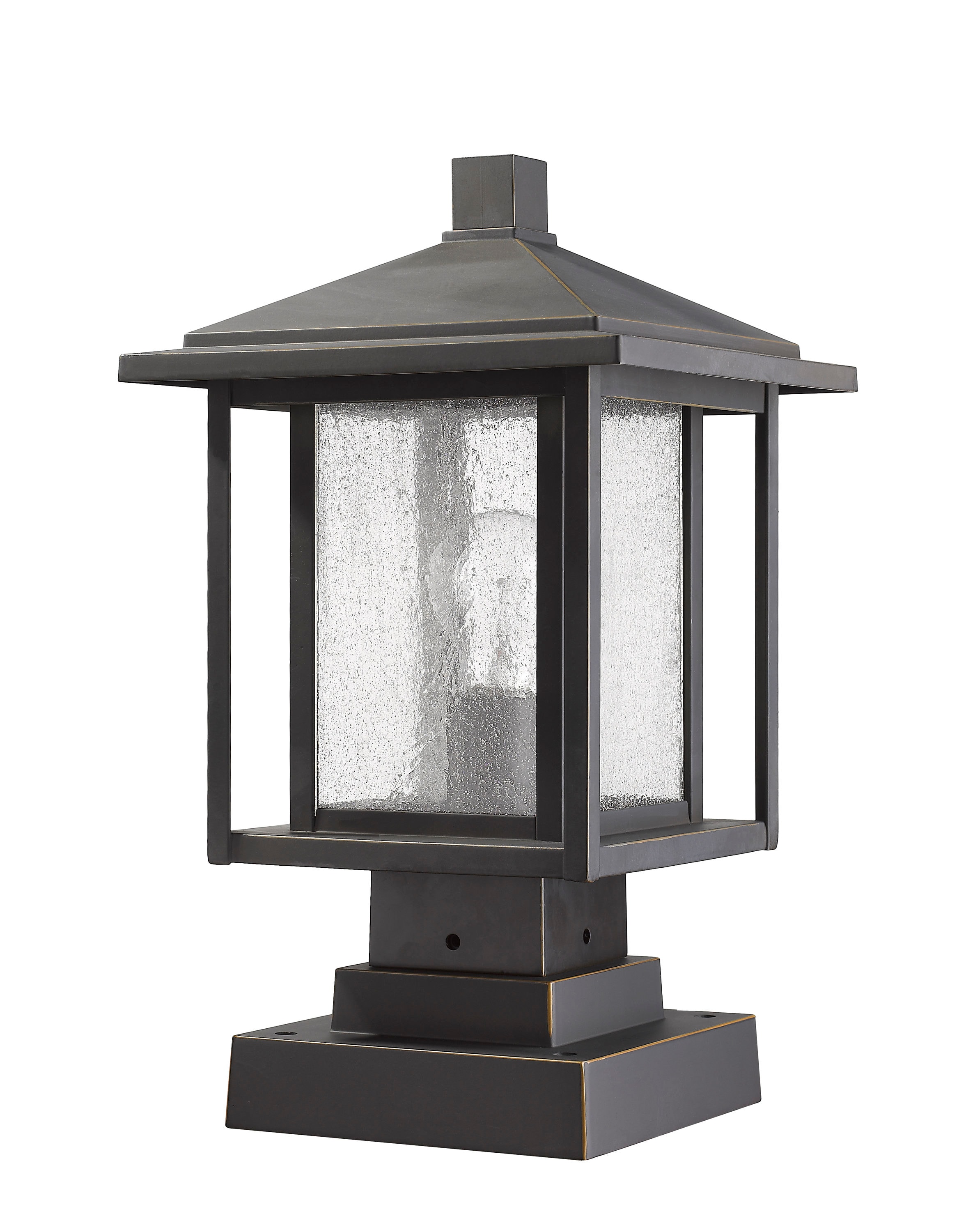 Z-Lite 554PHMS-SQPM-ORB Post-Lights - View #5