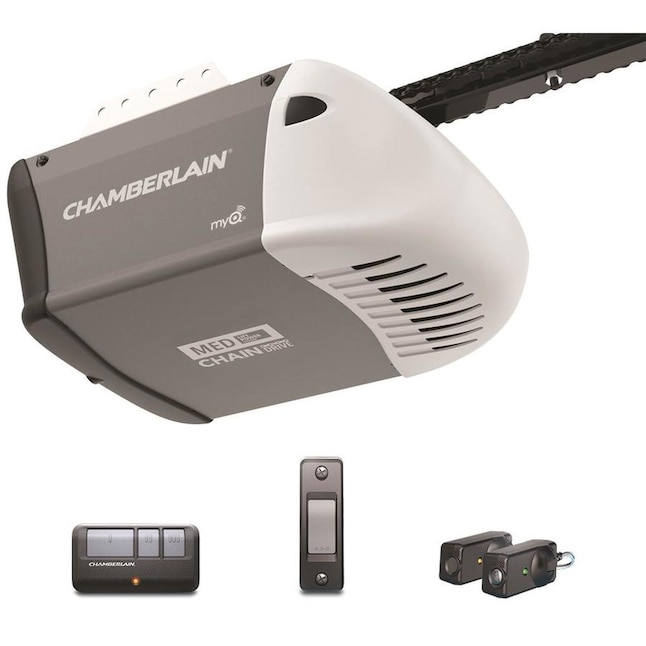 Chamberlain 0 5 Hp Smart Chain Drive, Chamberlain Garage Door Opener Height Adjustment