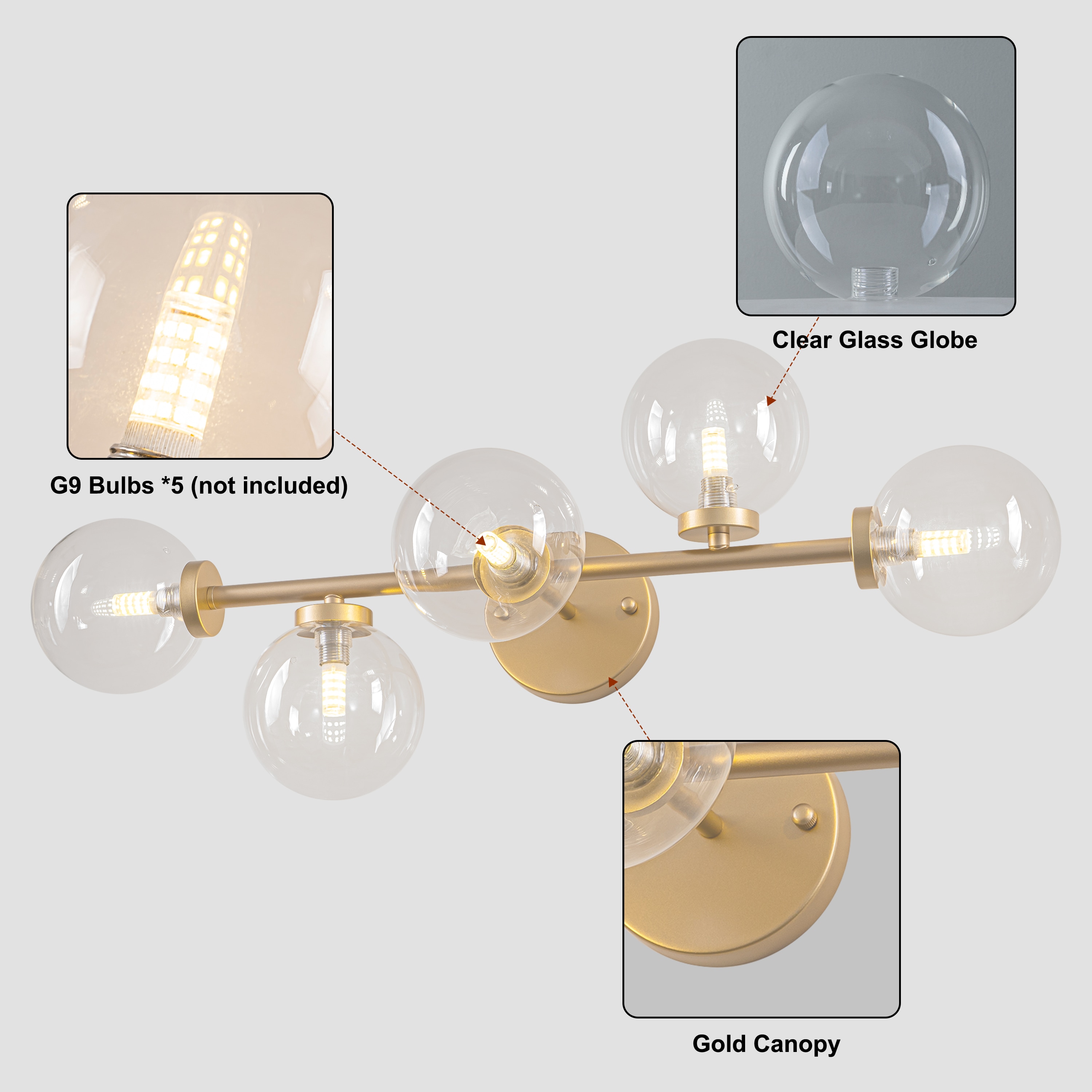 GoYeel ZC059GD05 flushmounts - View #3