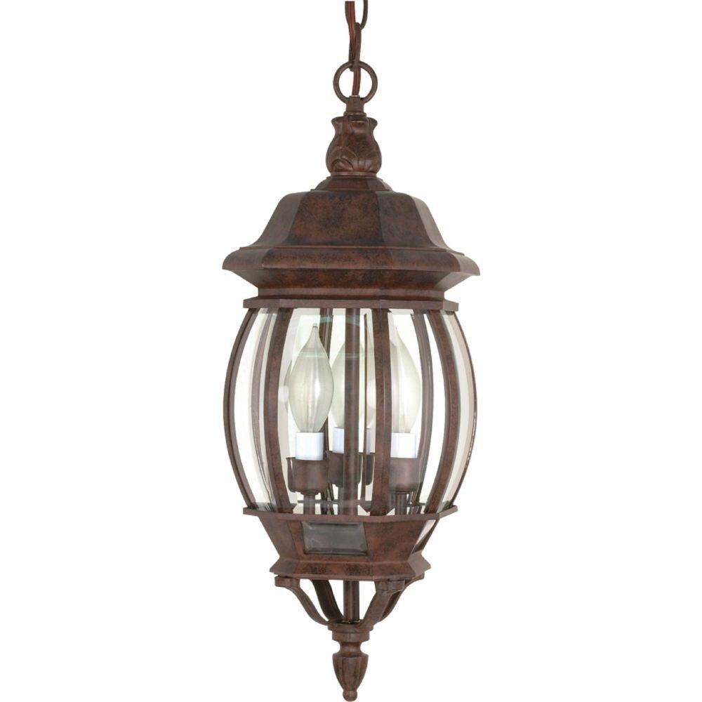  LW-SC515691 3 -Light Old Bronze Transitional Drum Mini Hanging Pendant light