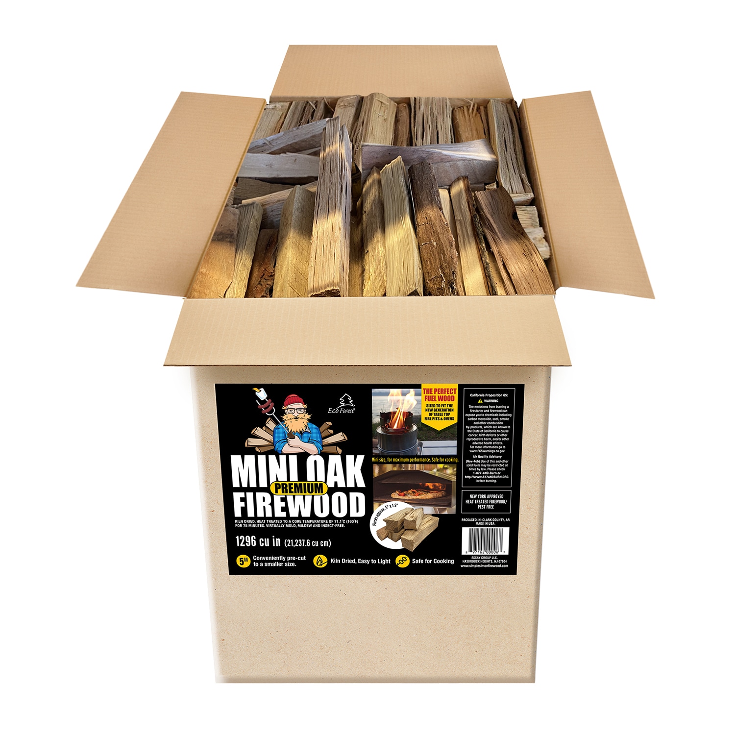 0 OAK mini oak fire logs 16-lbs. Natural Fire log