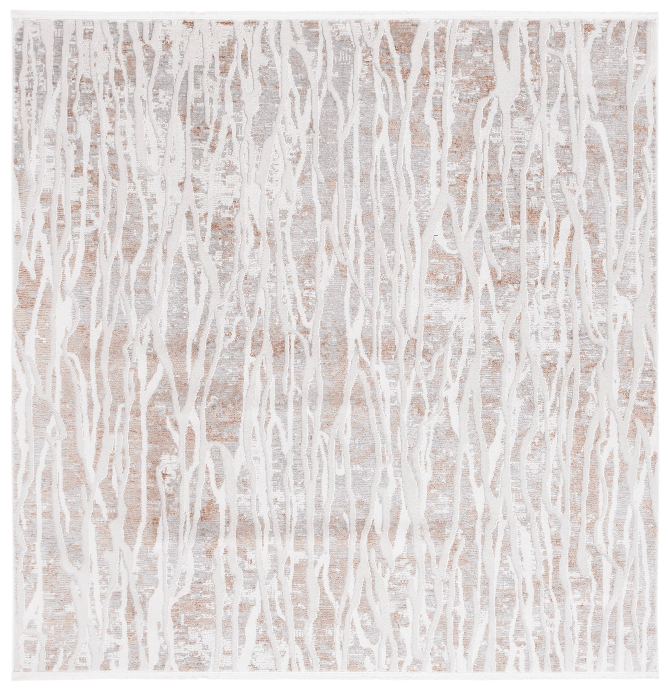Mila 232B Beige/Grey 7 X 7 Area Rug