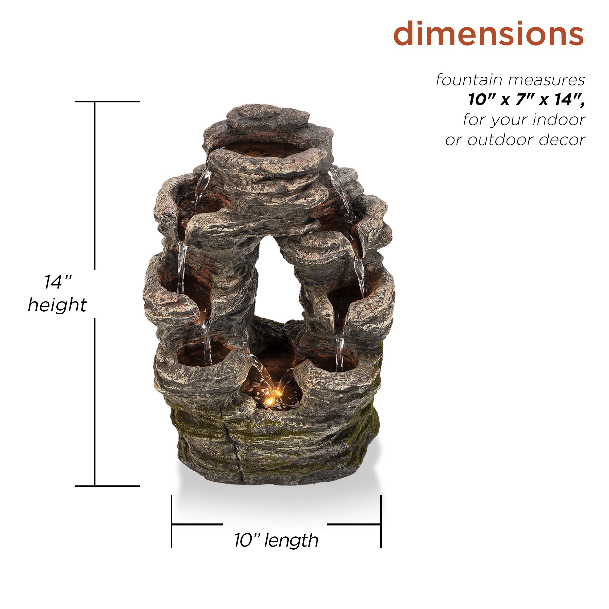 Alpine Corporation WIN1136 fountains - View #3