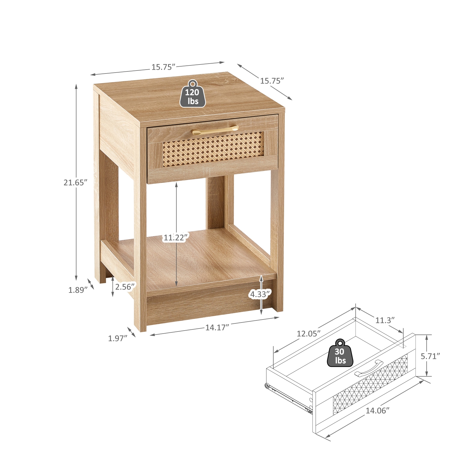 Streamdale Furniture W126573115 Console-Sofa-Tables - View #4