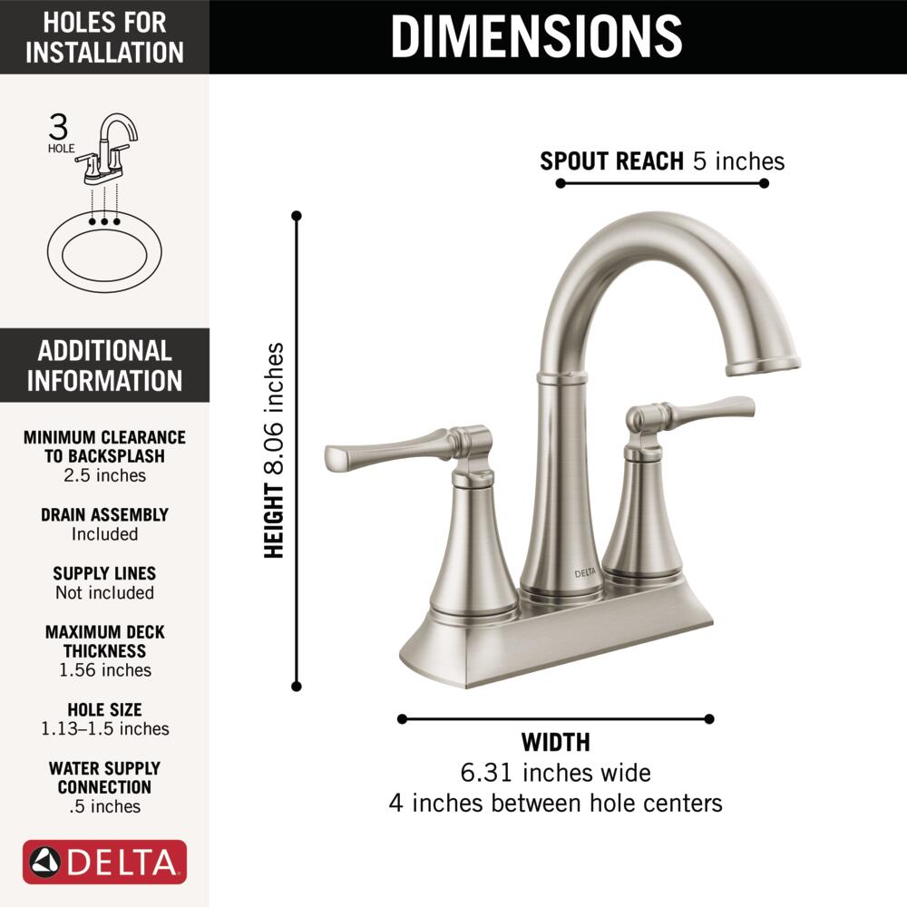 Delta 25798LF-SP Lavatory-Faucets - View #5