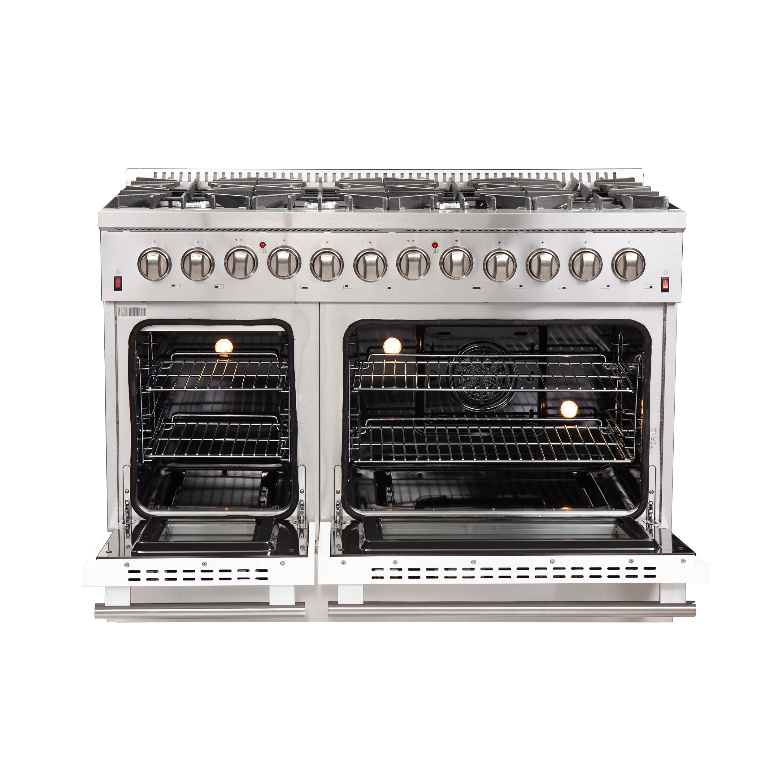 Forno 48 6.58 Cubic Feet Dual Fuel Freestanding Range Air Fry