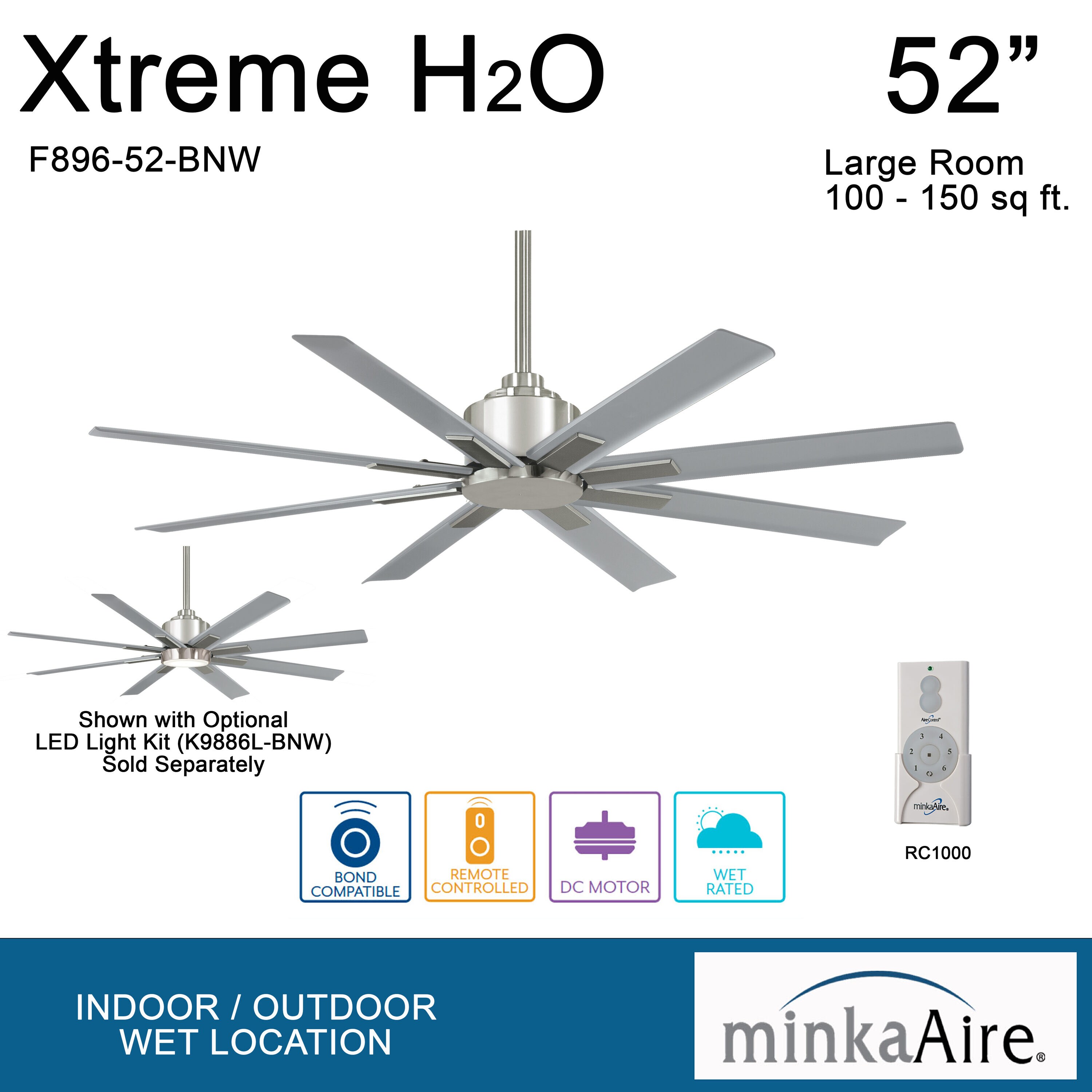 Minka Aire F896-52-BNW Ceiling-Fans - View #6