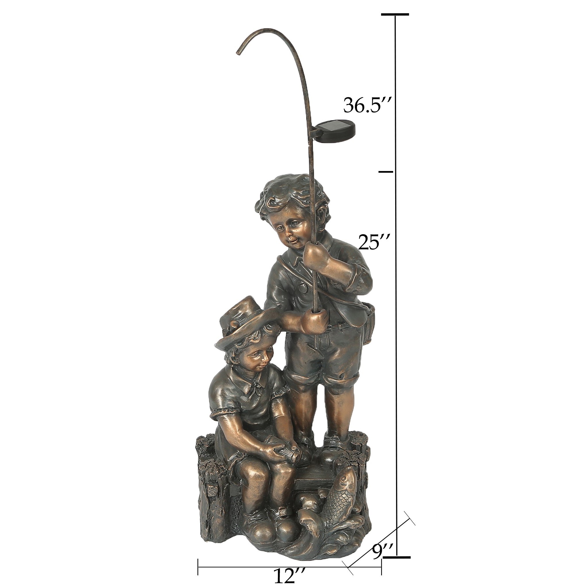 LuxenHome WHST258 Garden-Statue - View #12