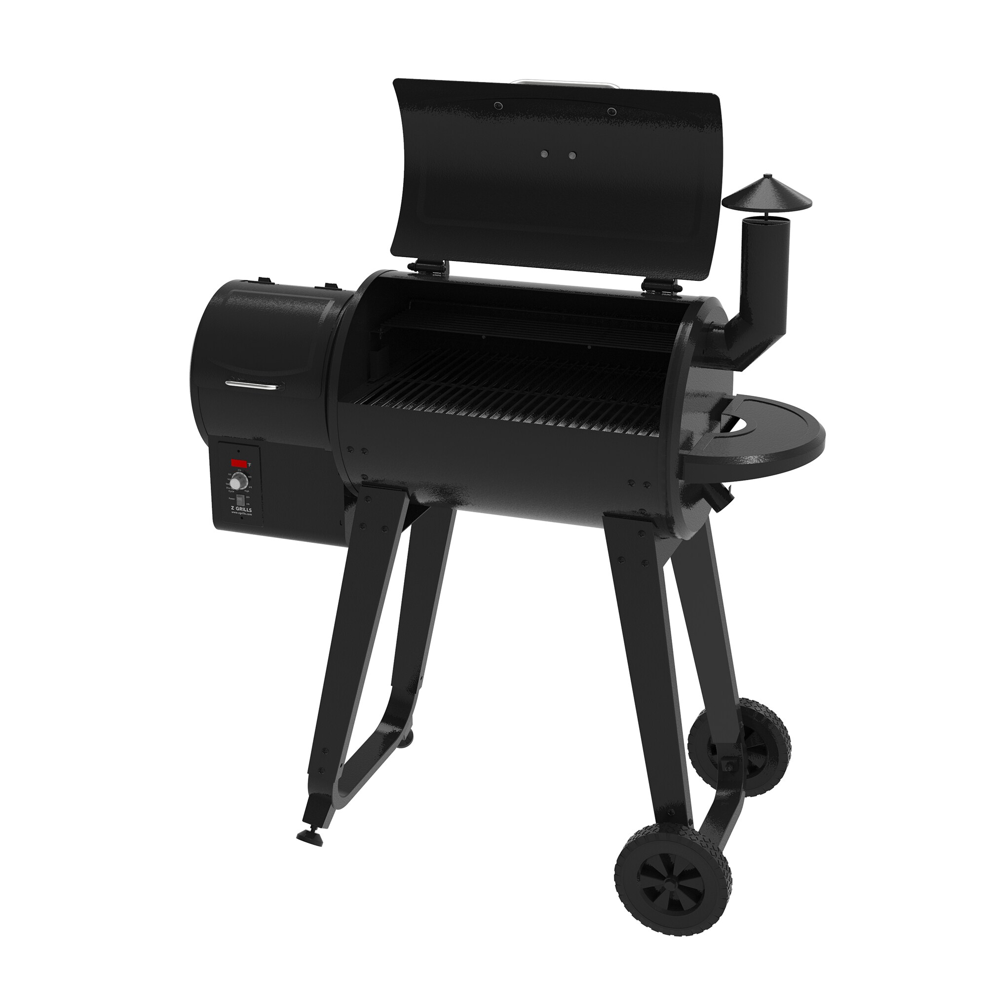 Z GRILLS Black 459-Sq in Pellet Grill with 6-in-1 Cooking Versatility ...