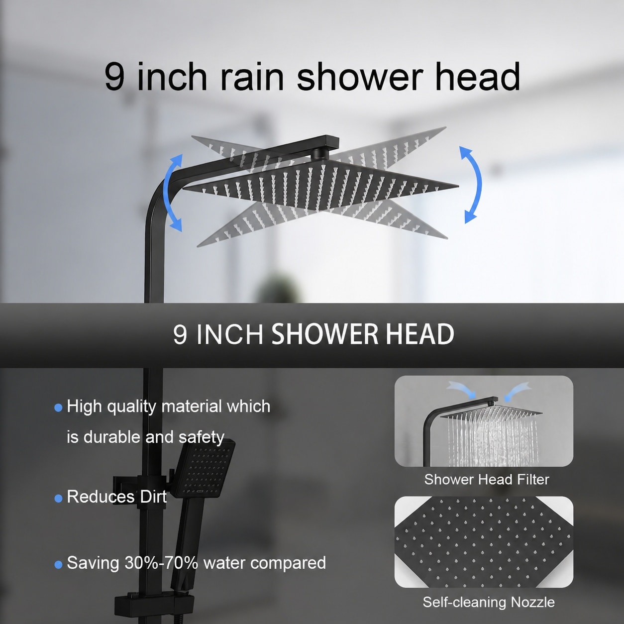 ITOPFOX LIT0812I156 Fixed-Showerhead - View #3