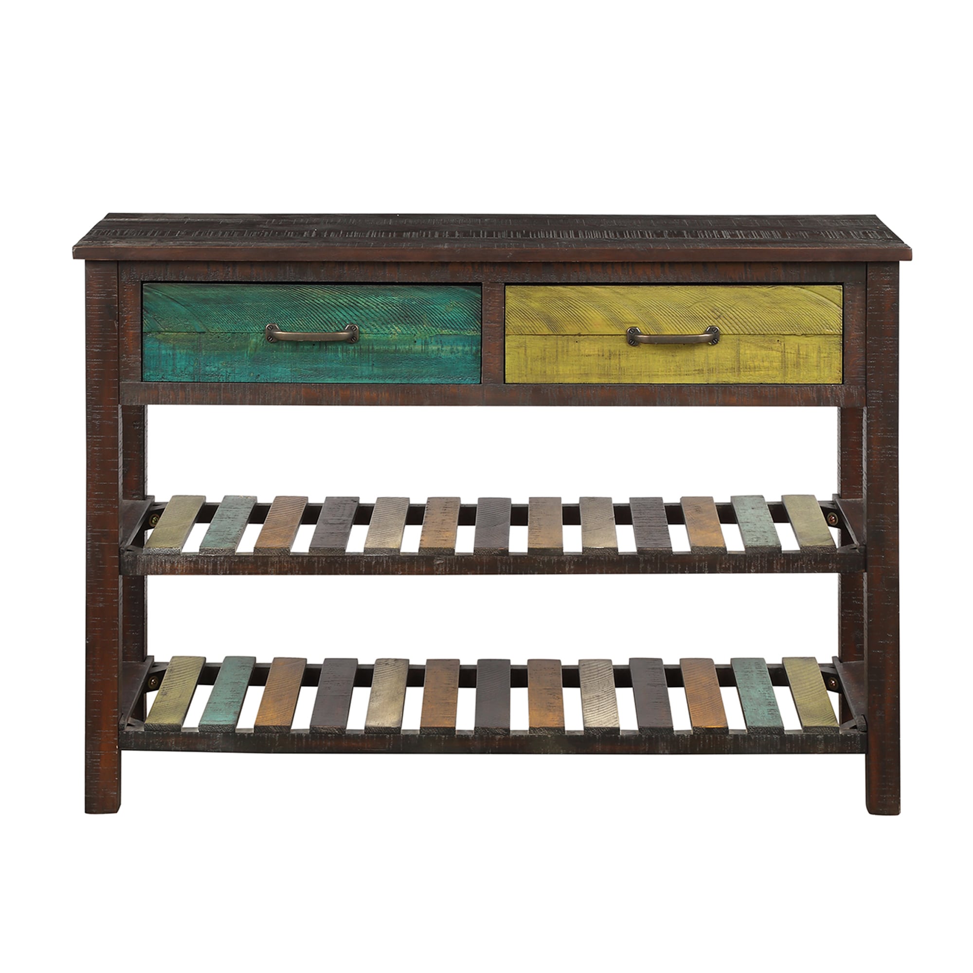 AHIOU HOME ZAAH-CT187820P Modern Espresso Console table