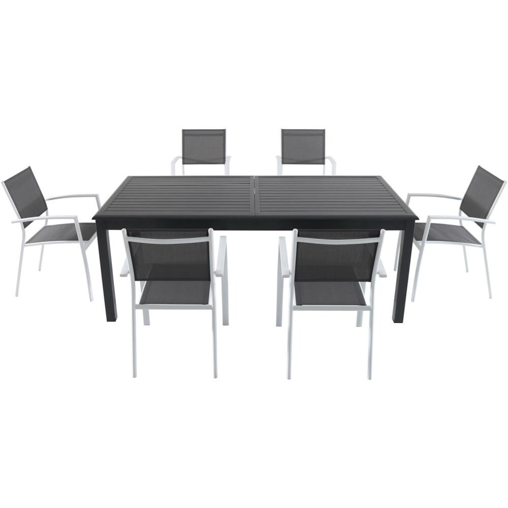 Hanover DAWDN7PC-WHT Patio-Dining-Sets - View #2