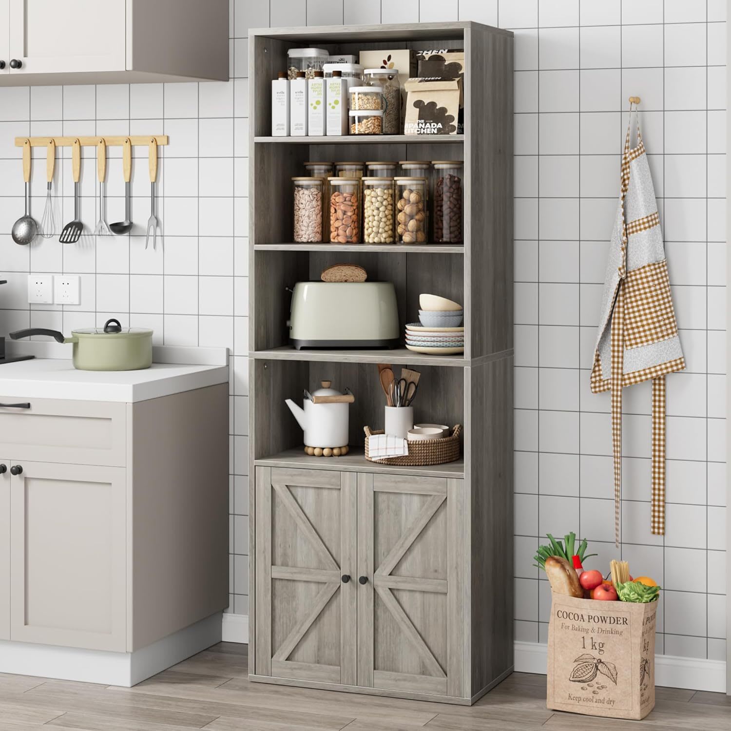 WhizMax XSN-PHO-0Y0801-GR bookcases - View #7