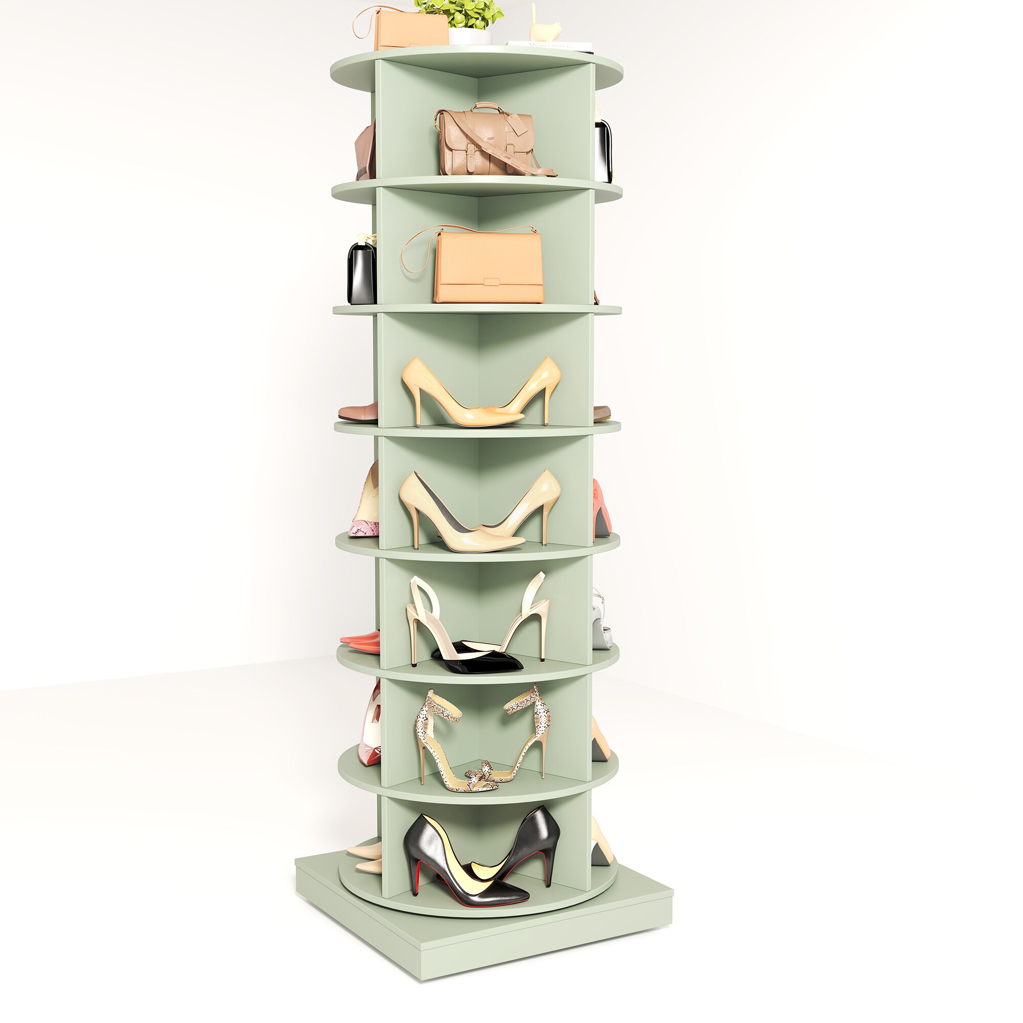 SINOFURN SYC080004GN Shoe-Racks - View #2