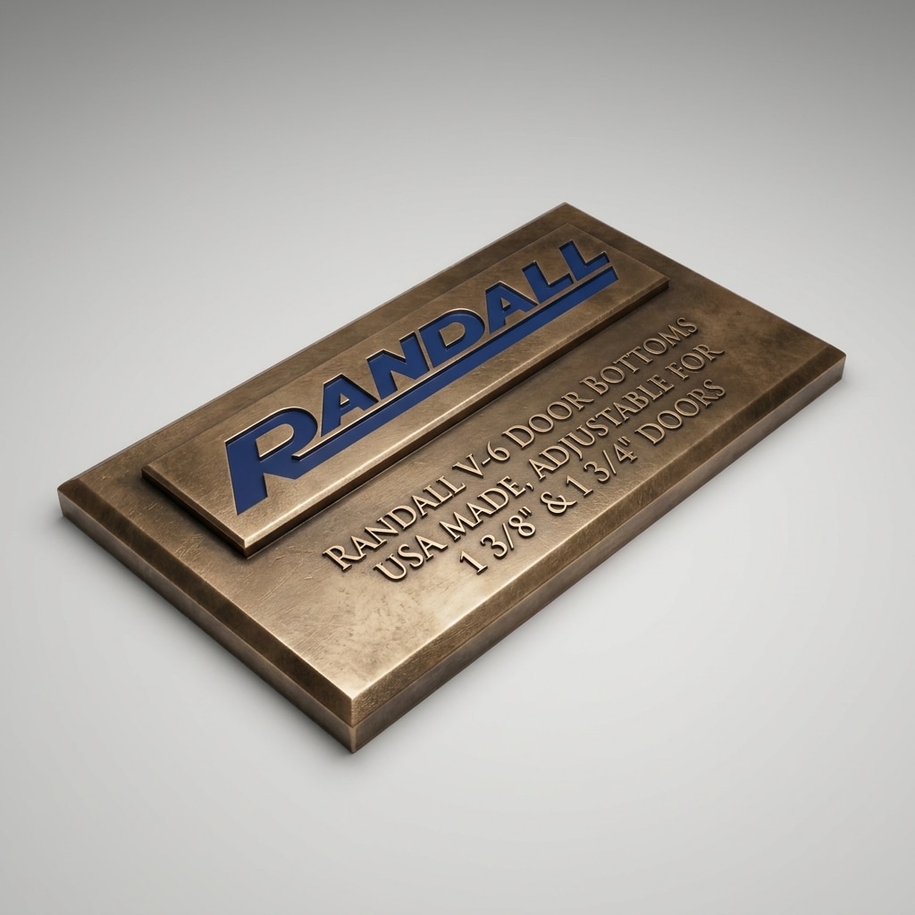 Randall Manufacturing Co., Inc Aluminum Adjustable Door Bottom ...