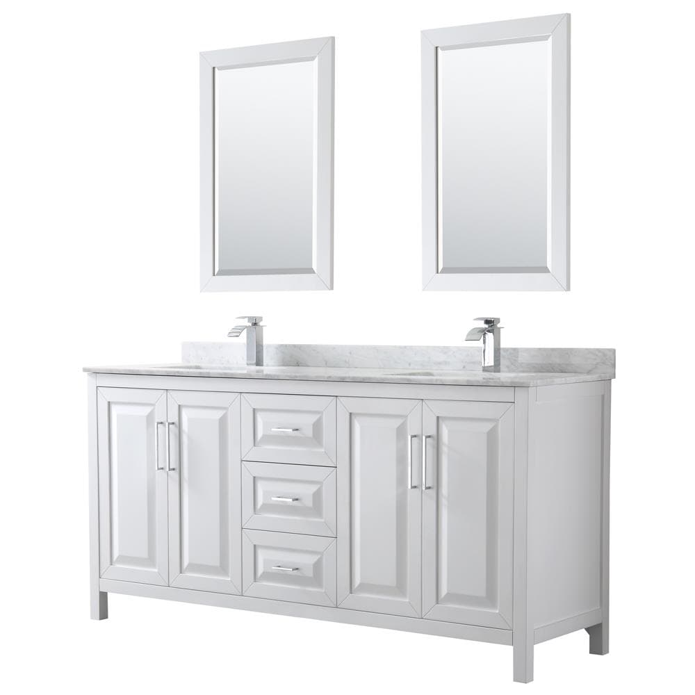 Double Sink Bathroom Vanity, Is Carrara Marble Good For Bathroom Vanity