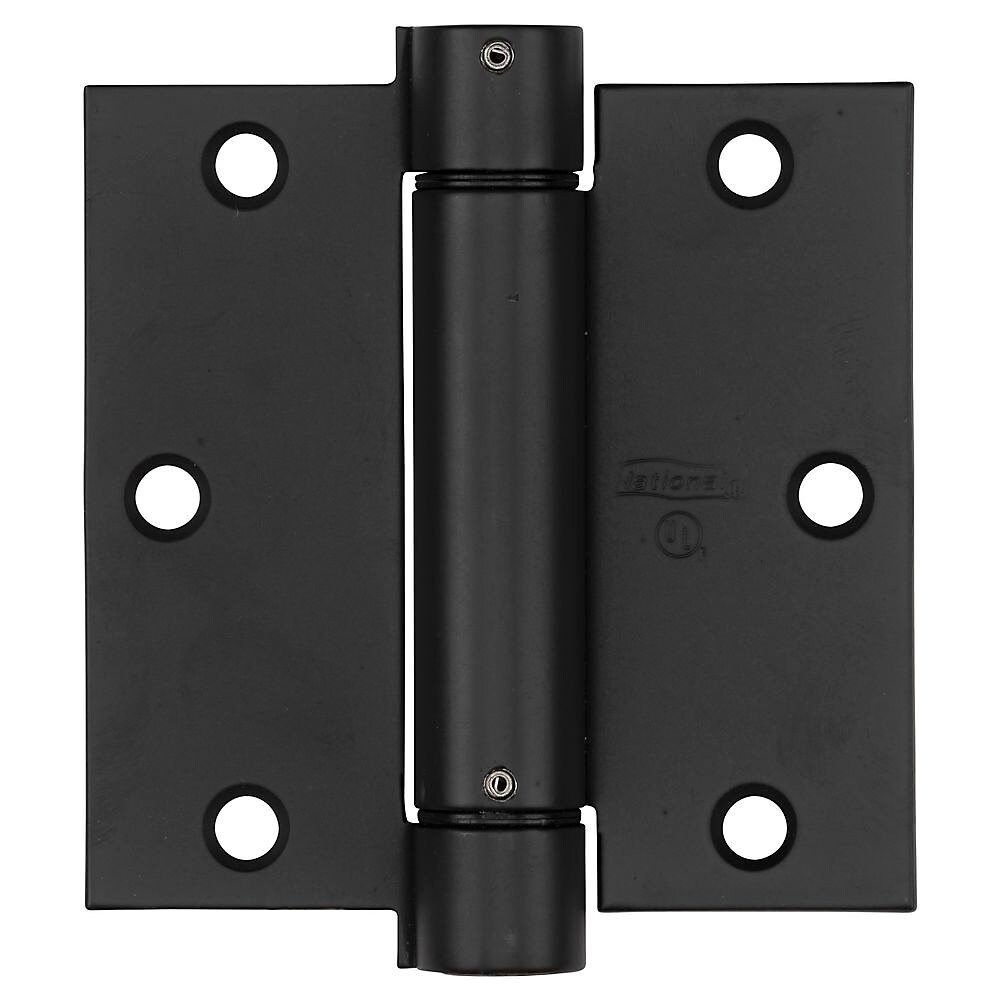 National Hardware  3 1/2 in. L Oil Rubbed Bronze Spring Hinge 1 pk