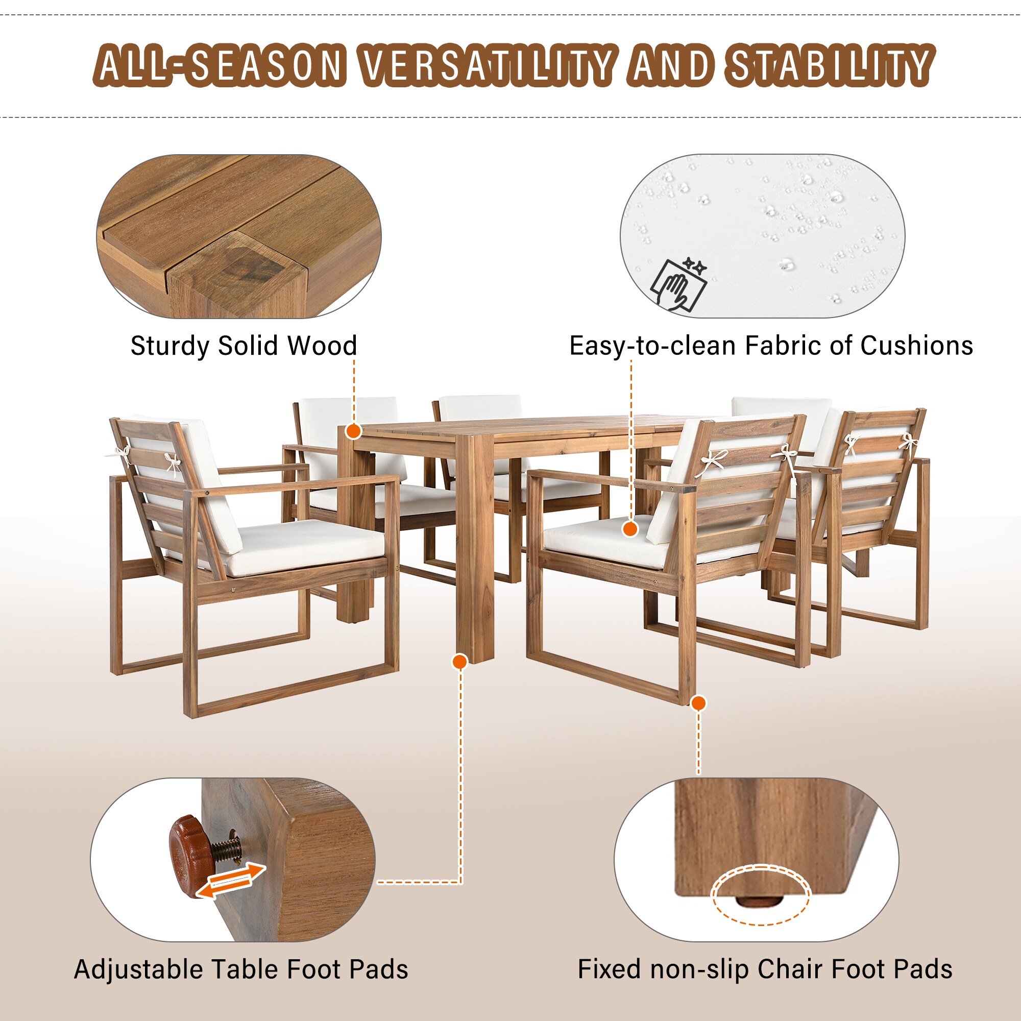 AAZJ JDG-FG201218AAD Patio-Dining-Sets - View #6