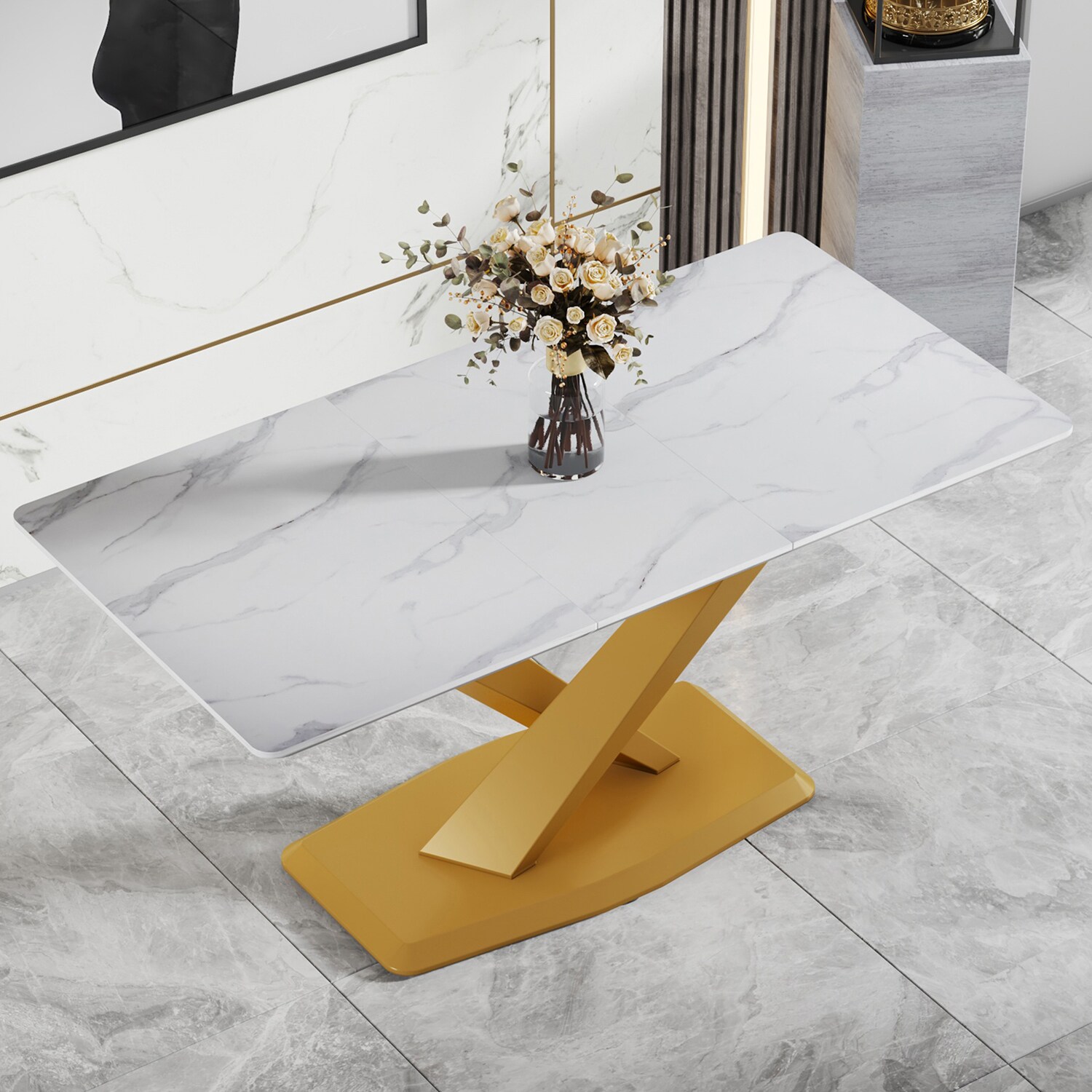 SINOFURN SYA010263GY Dining-Tables - View #5