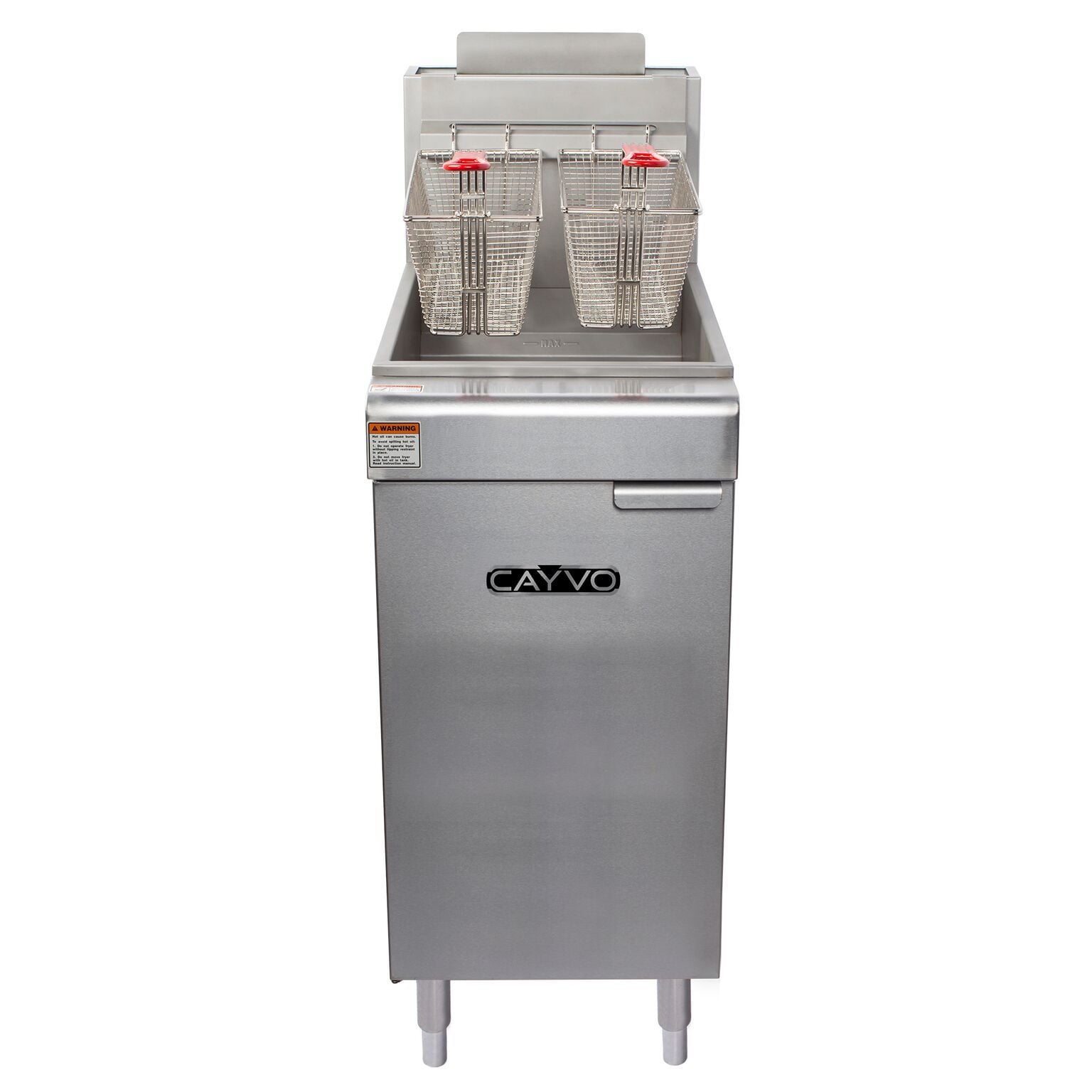 Brand New Single Tank Electric Commercial Fryer Floor Standing  2 baskets 