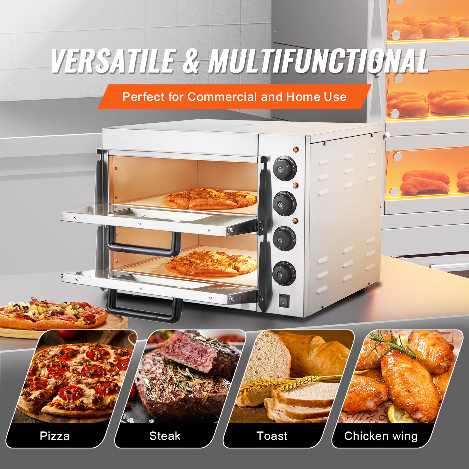 VEVOR LXBSKX142110VHGGUV1 Outdoor-Pizza-Ovens - View #7