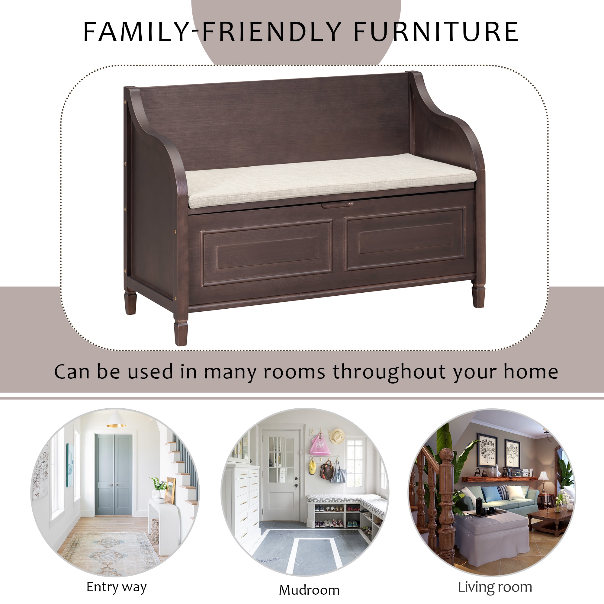 ModernLuxe WF317032AAL bench - View #3