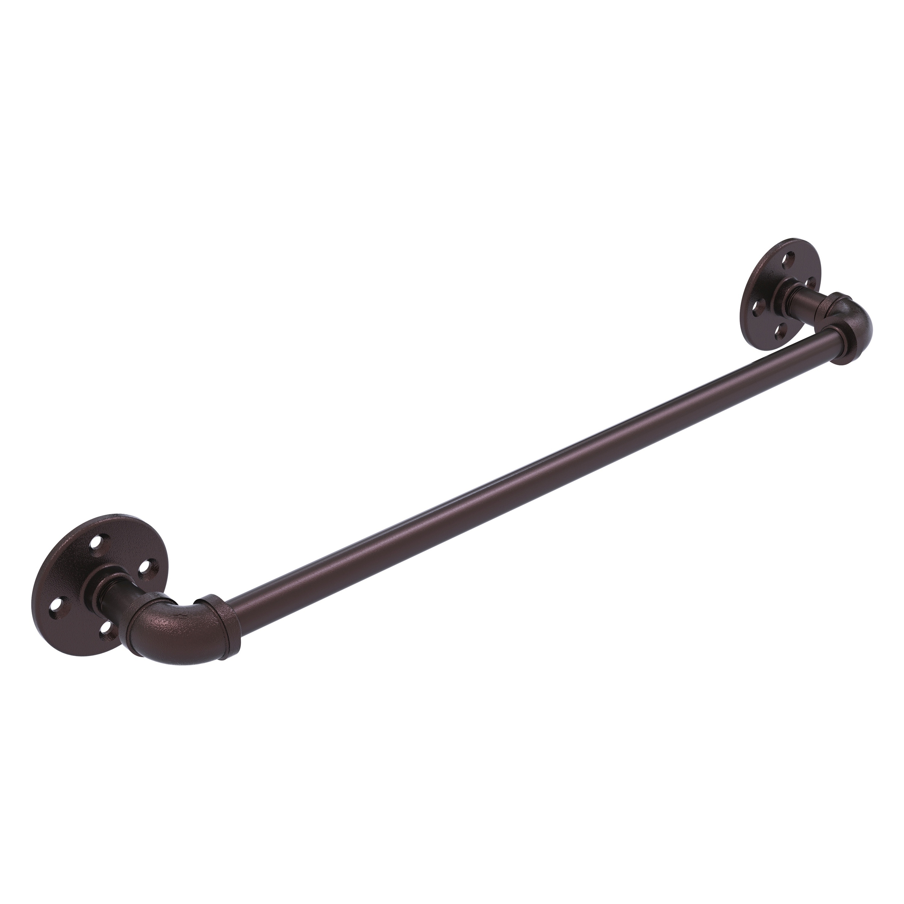 Allied Brass P-200-24-TB-ABZ Pipeline 24-in Antique Bronze Wall mount Single Towel Bar