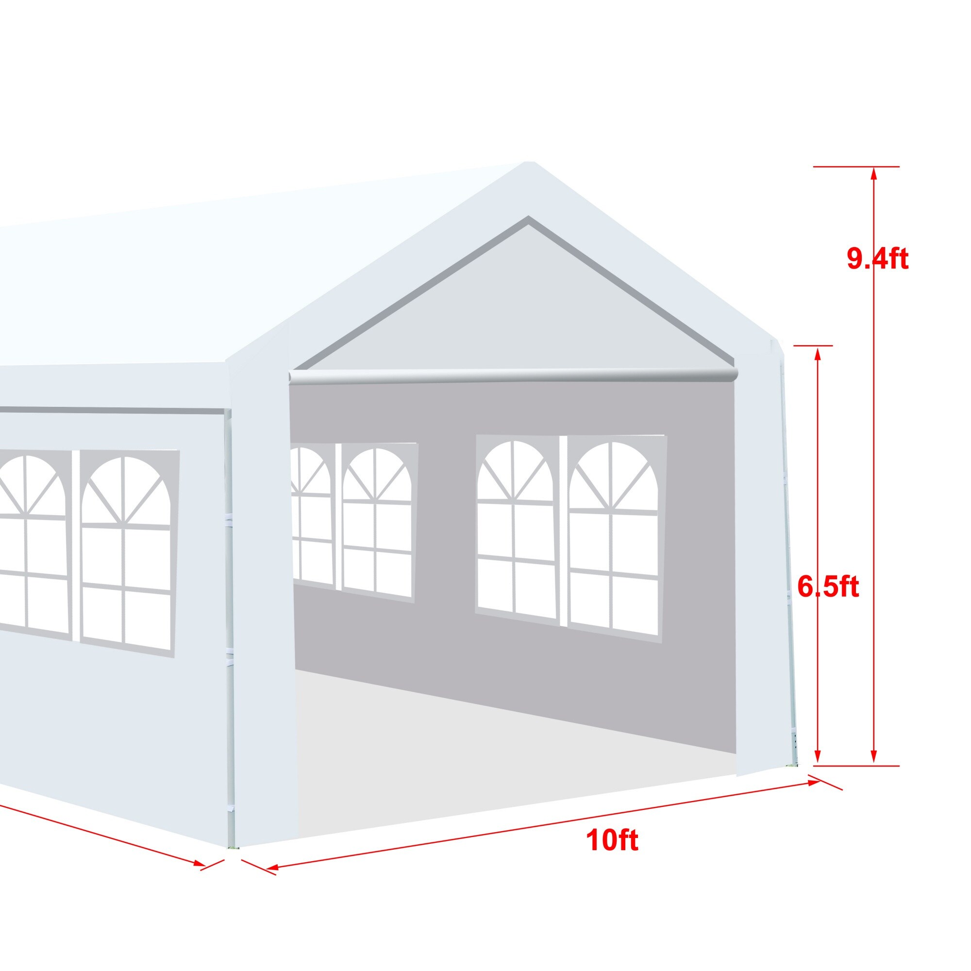 Wooakway FXLS0607-604B92 Carport-Covers - View #8