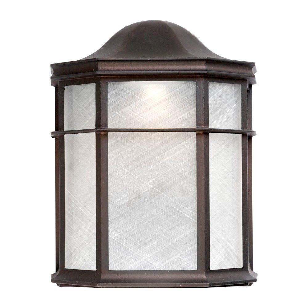 1-Light 10-in H Antique Bronze Outdoor Wall Light at Lowes.com