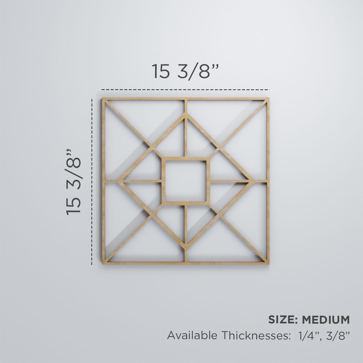 Ekena Millwork WALW16X16X0375JTNHI Wall-Panels - View #3