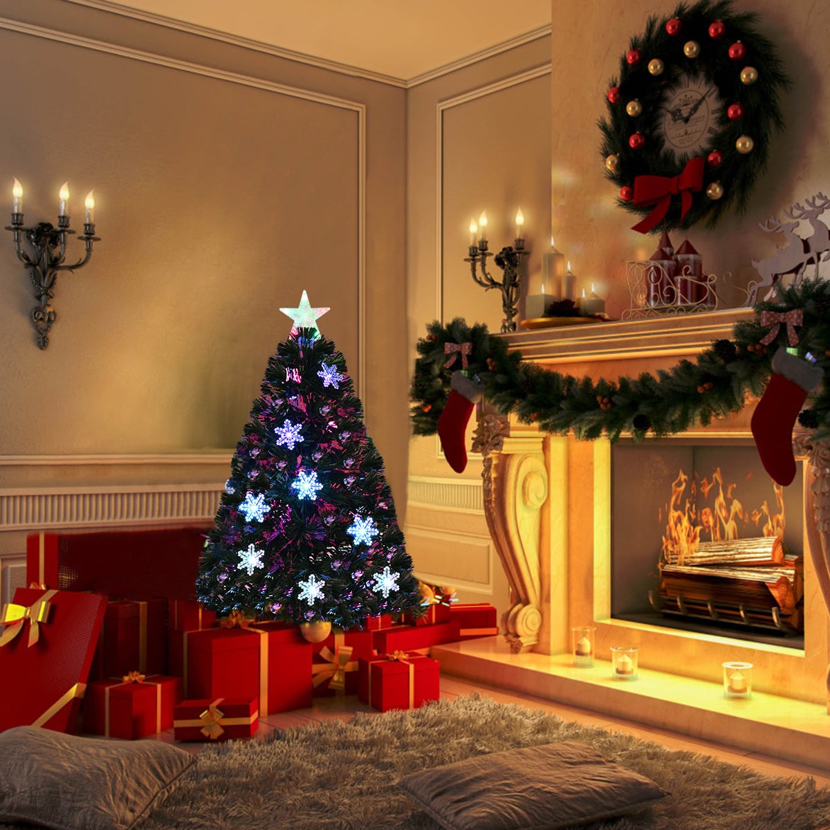 Goplus CM20527 Artificial-Christmas-Trees - View #6