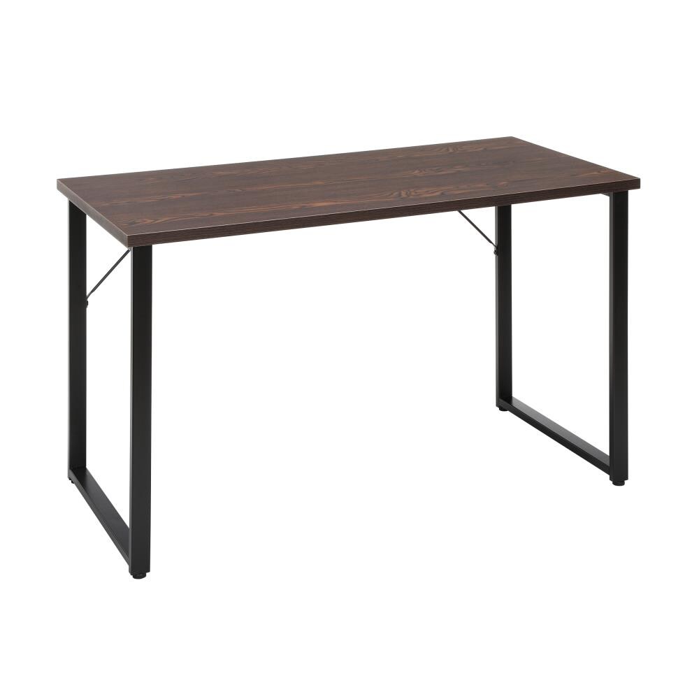 OFM ESS-1006-BLK-WEN ESSENTIALS 47.24-in Brown Traditional Computer Desk