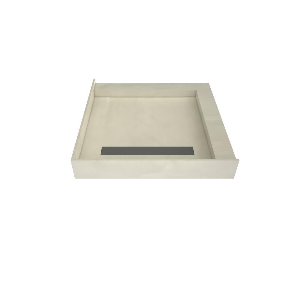 Tile Redi 42-in W x 42-in L with Left Drain Shower Base (Made For Tile ...