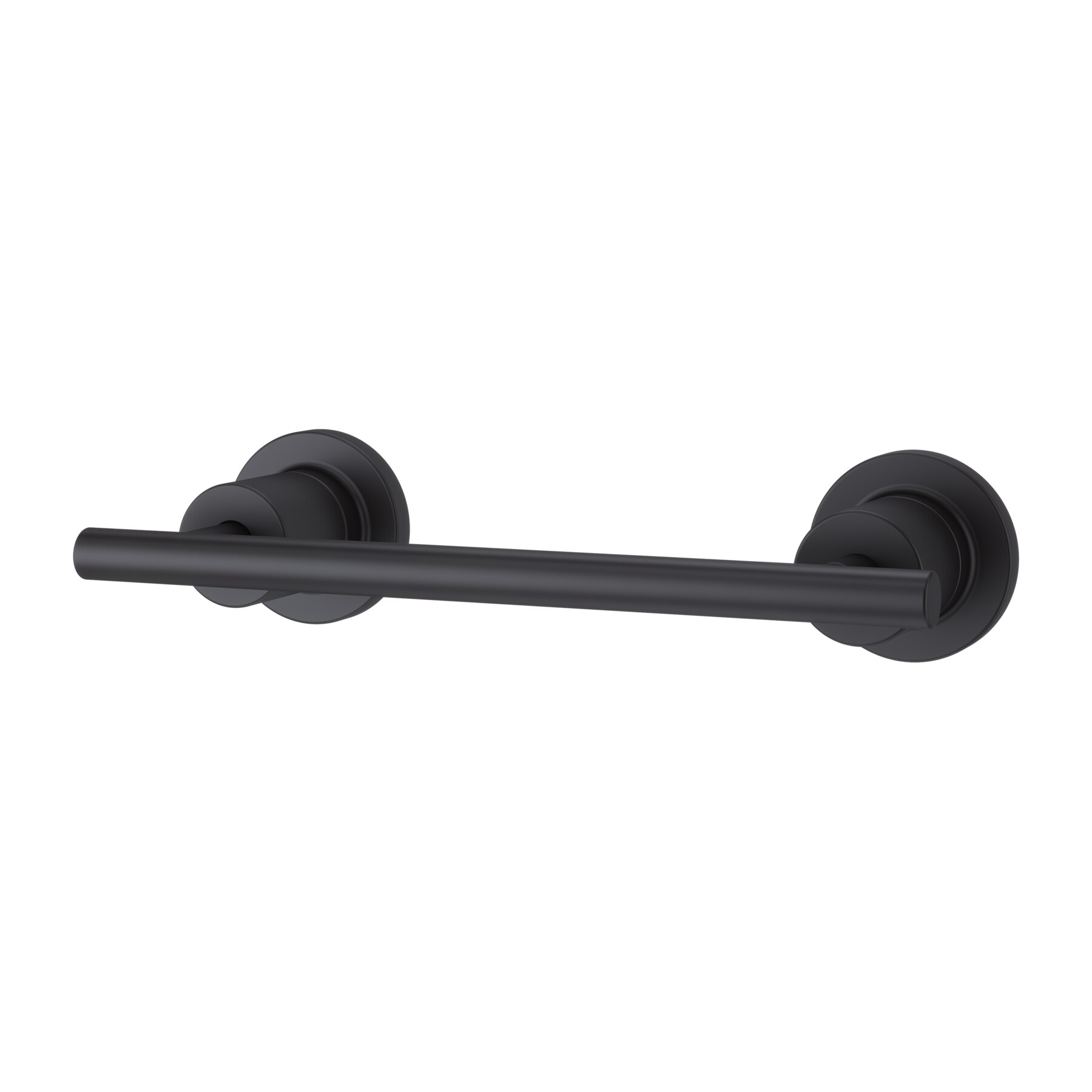 Moen Lindor Matte Black Wall Mount Pivot Toilet Paper Holder