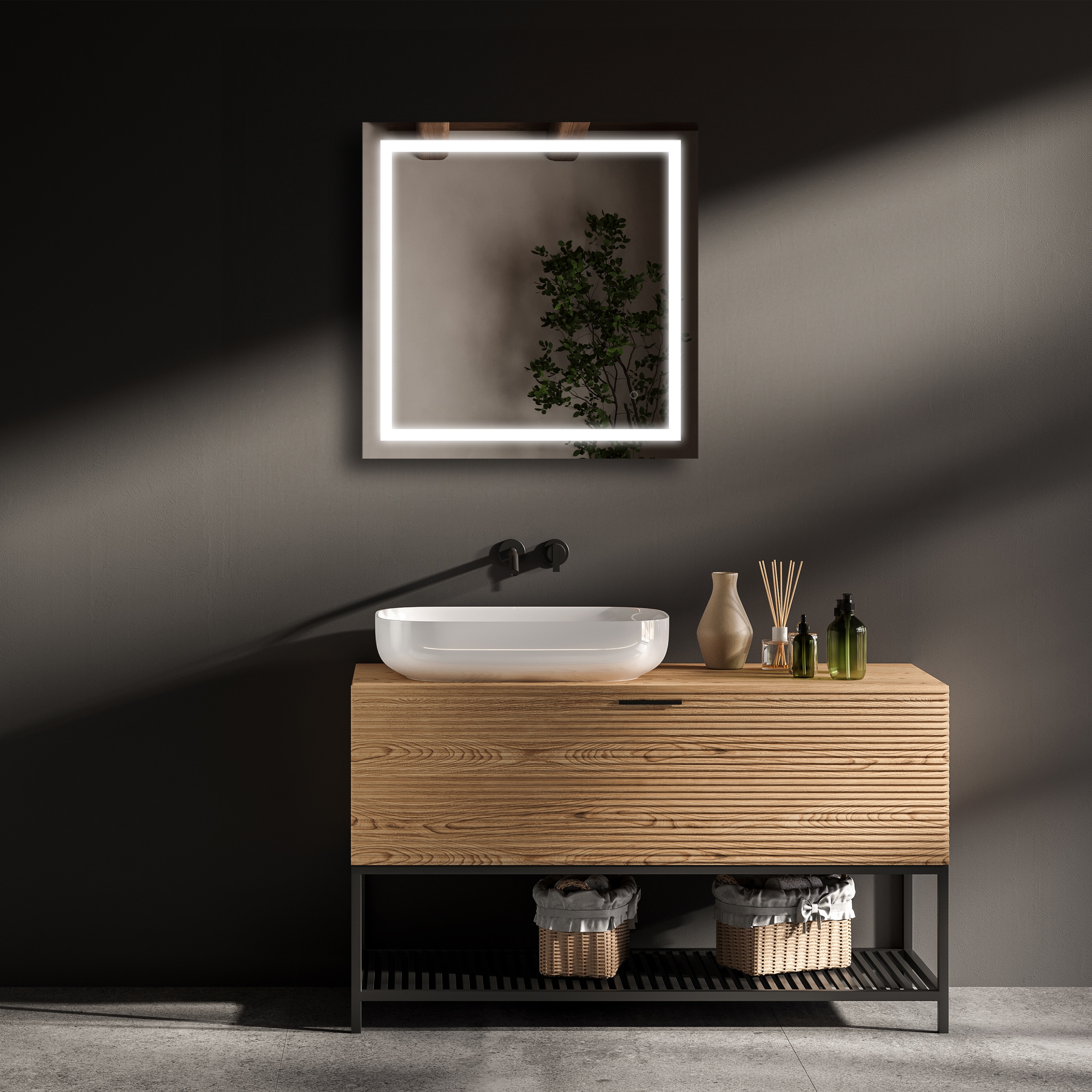 Dreamwerks LCNM011 Framed-Bath-Mirrors - View #3