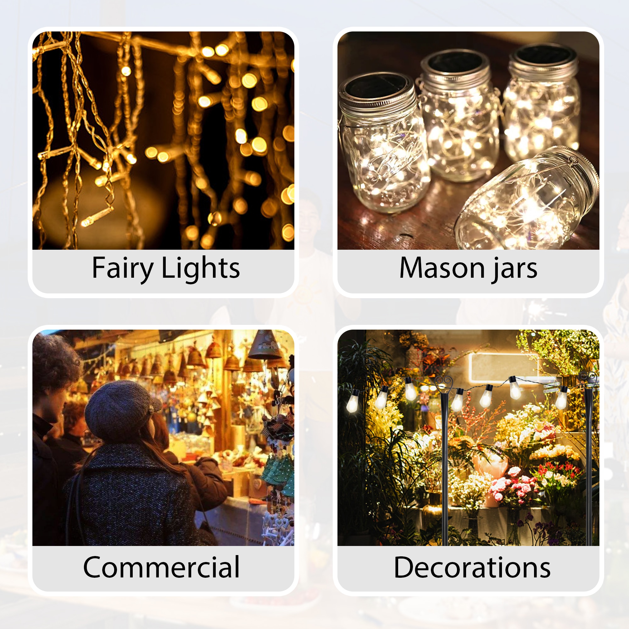 Kahomvis MIX-QPMS-208 Patio-String-Lights - View #3