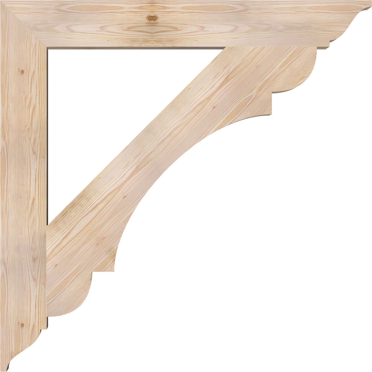 Ekena Millwork BKT06X44X44OLY01SDF Exterior-Brackets-Braces - View #3