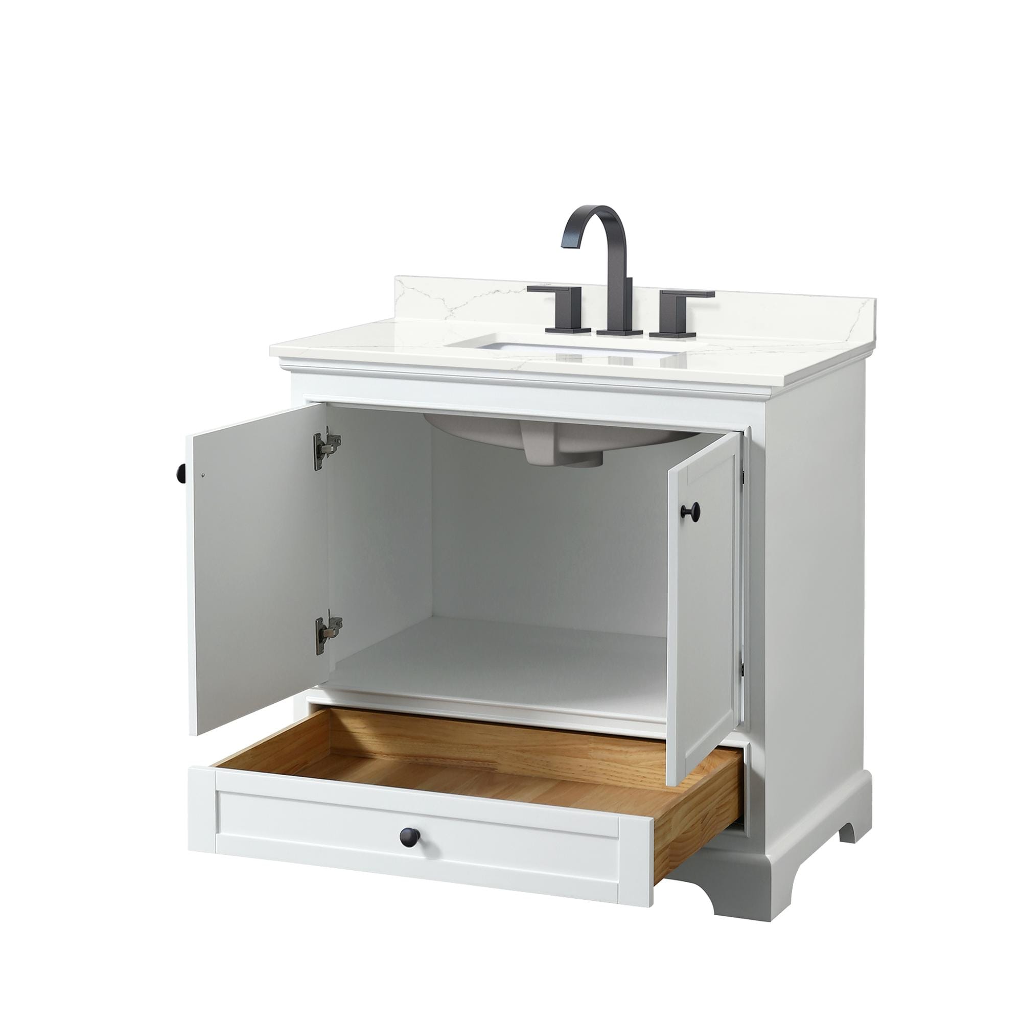 Wyndham Collection WCS202036SWBGTUS3MXX Bath-Vanity-Combo - View #2