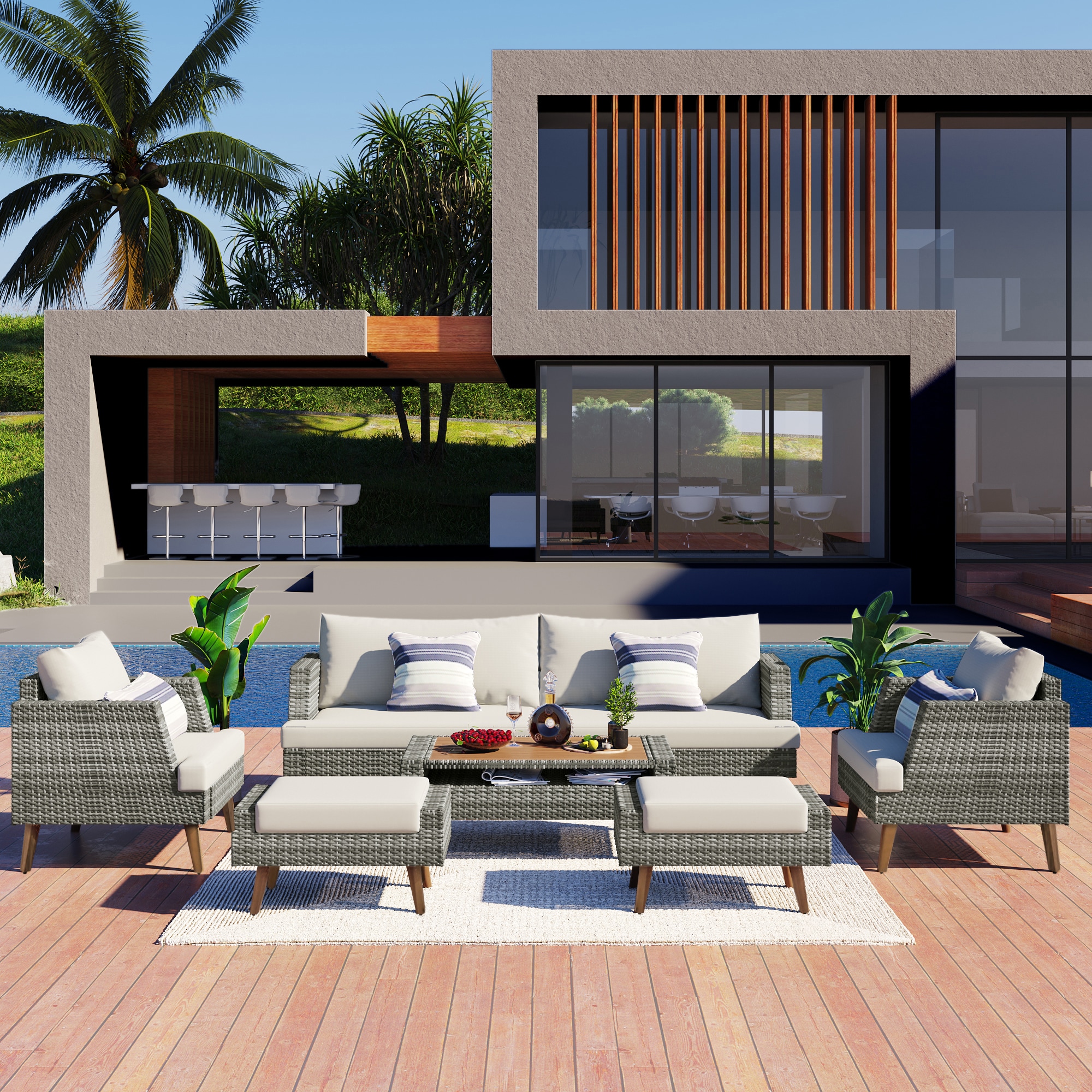 CASAINC DS-W261S00005 Patio-Conversation-Sets - View #2