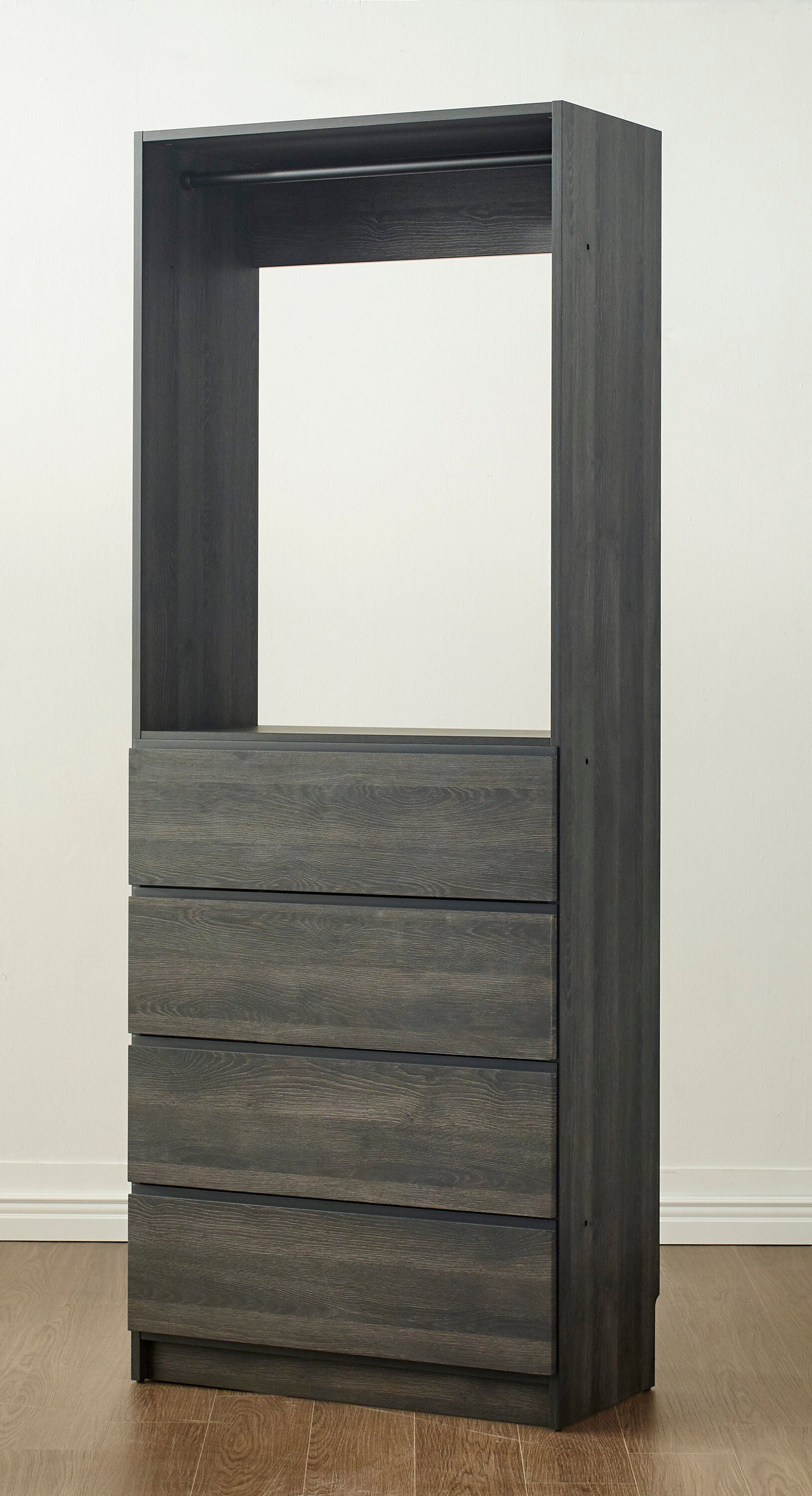 Klair Living PROSPER-D BLK Wood-Closet-Kits - View #4