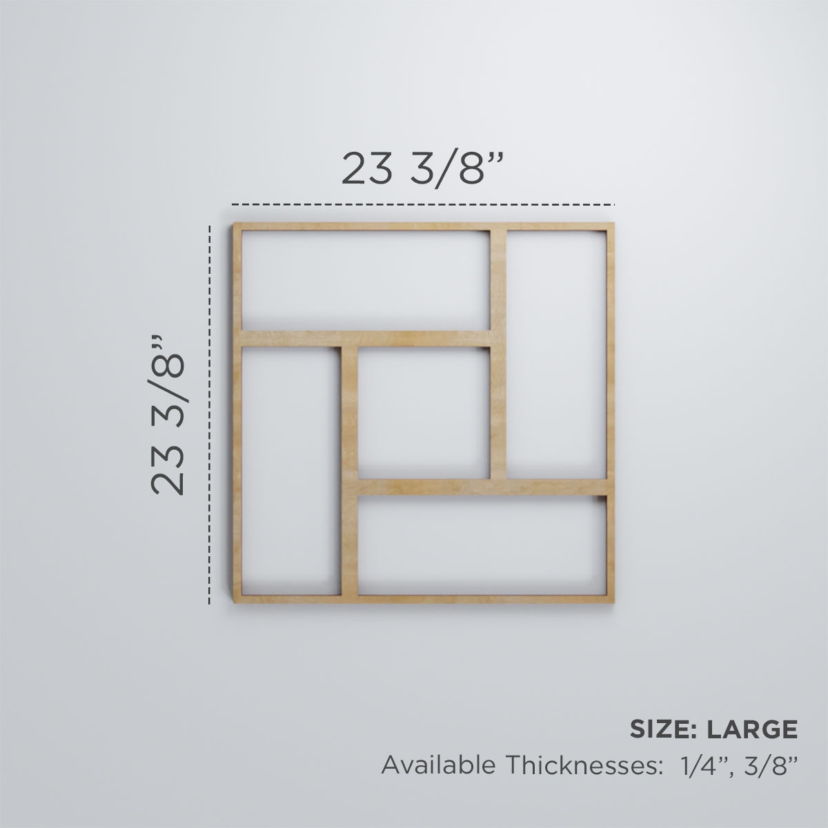 Ekena Millwork WALW24X24X0375SHFMF Wall-Panels - View #3