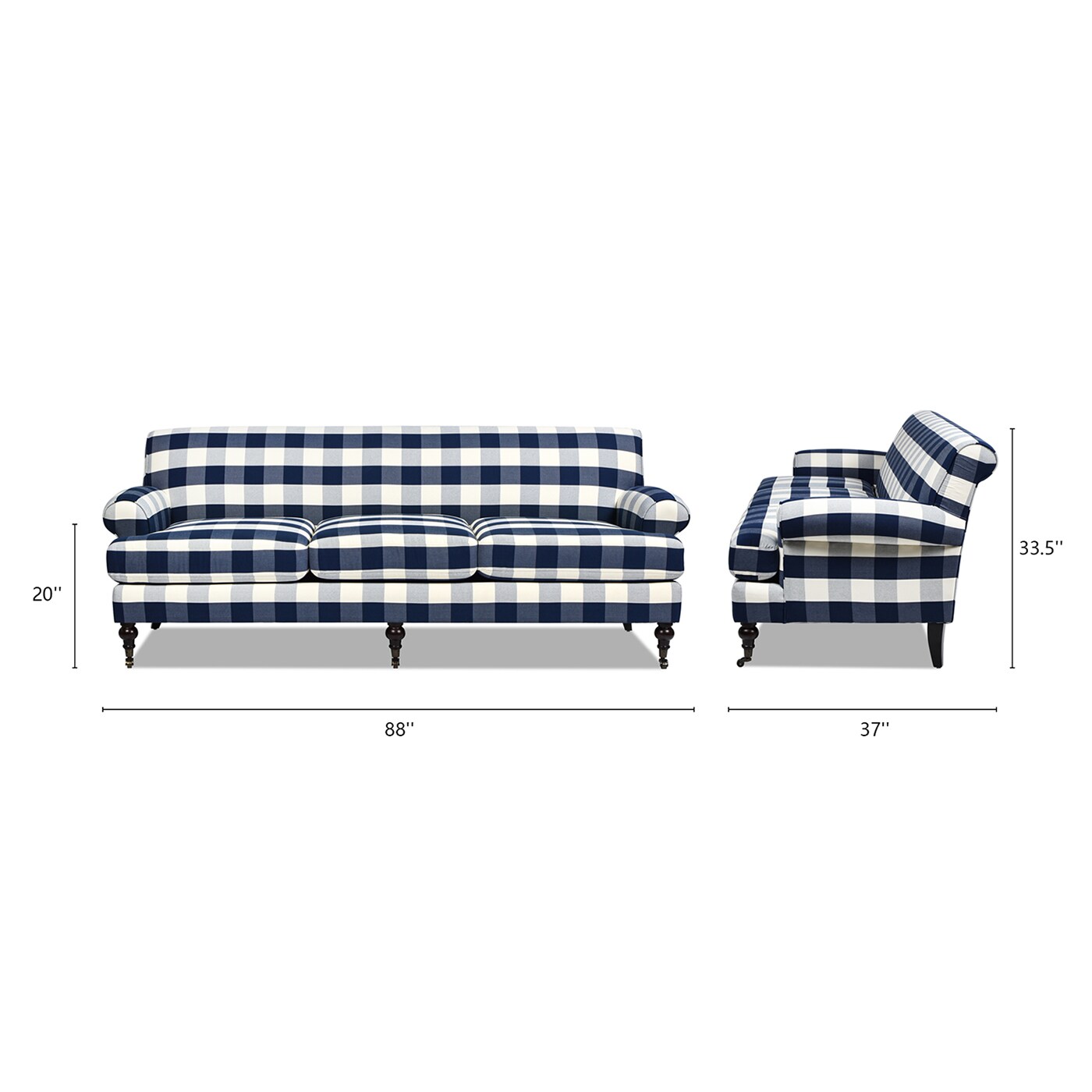 Jennifer Taylor Home LY027-3-63360 Sofas-Loveseats - View #3
