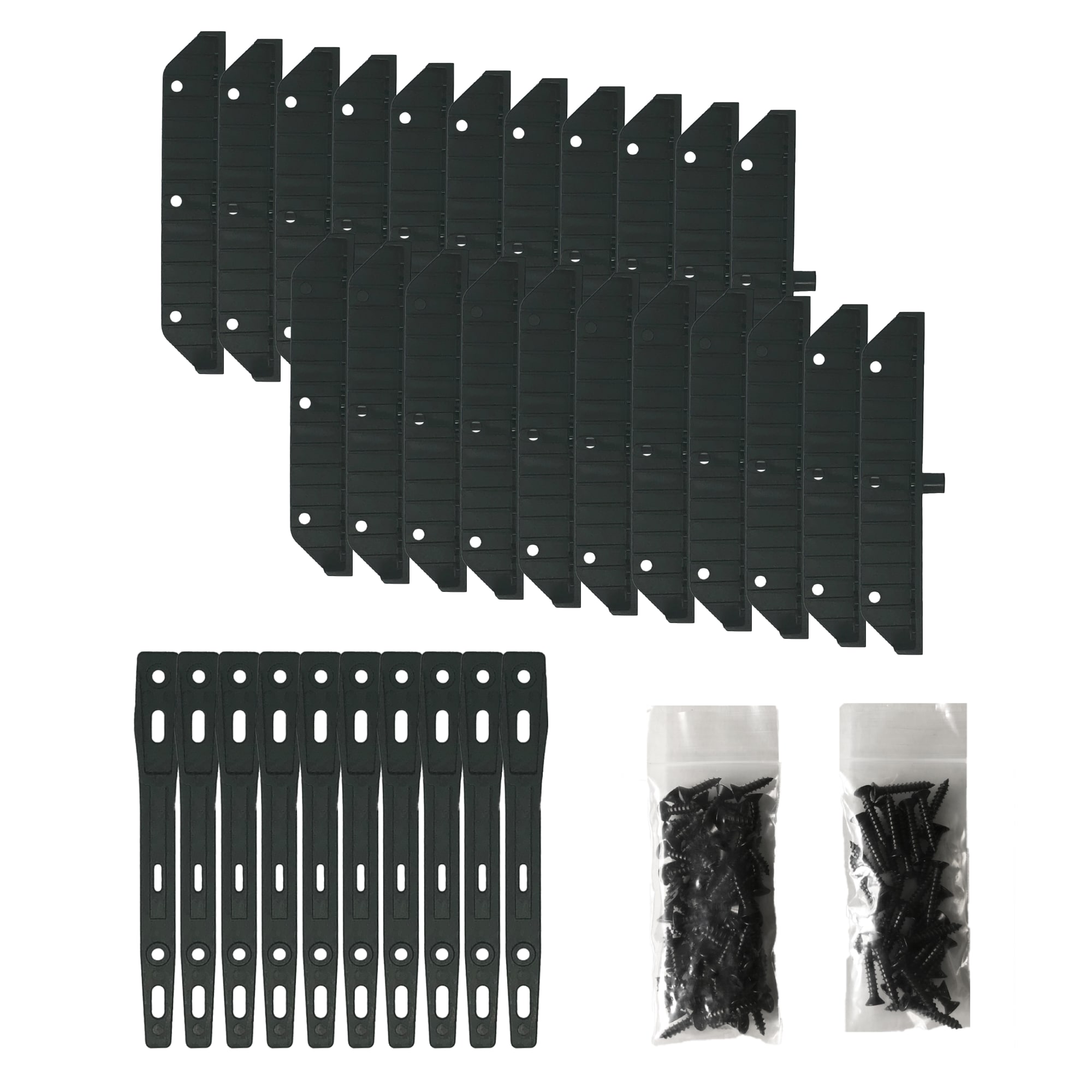 Nuvo Iron Louver Shutter and Blinds 2.9-in W x 11.1-in H Black ...