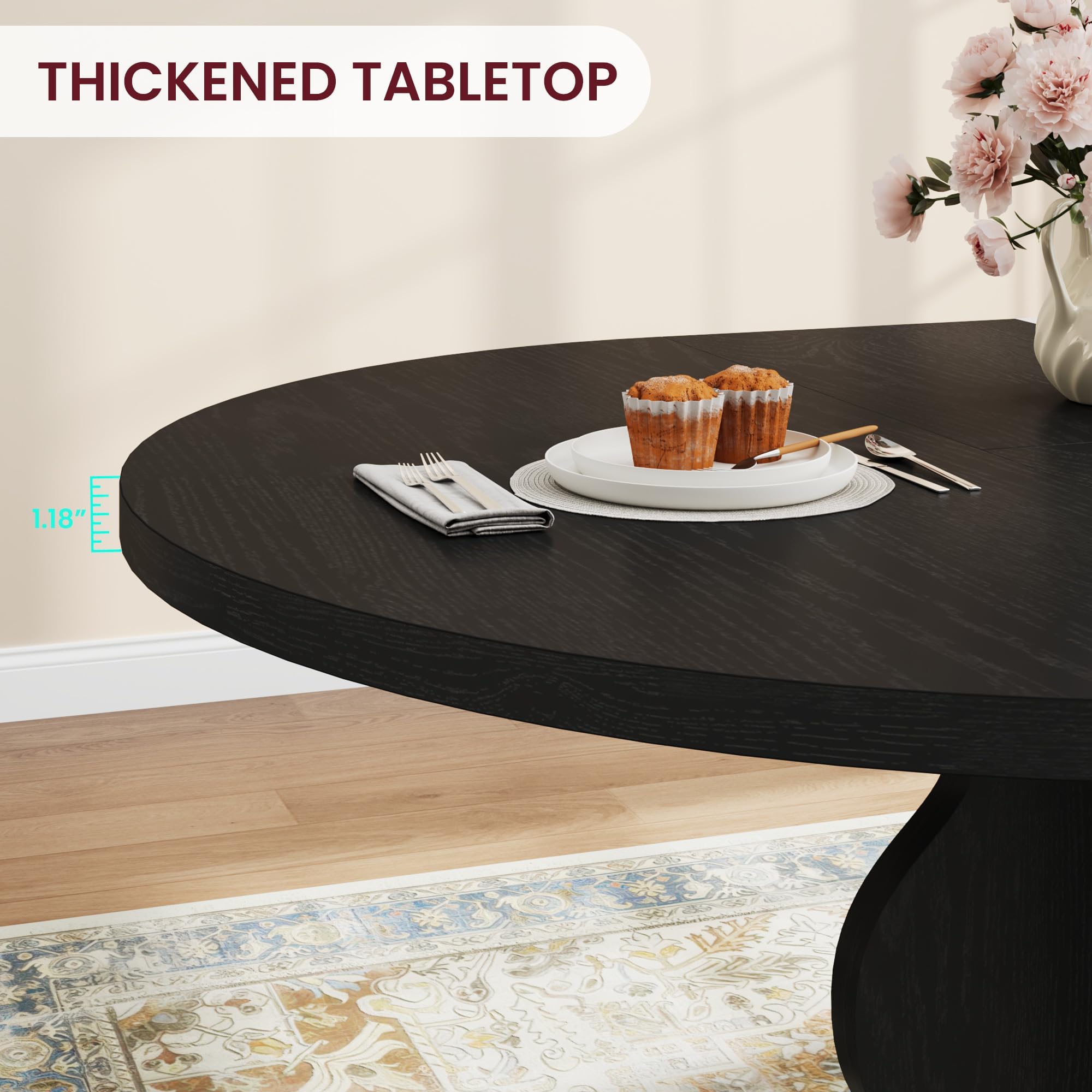 Garvee SCALABLE RETRO BLACK Dining-Tables - View #5