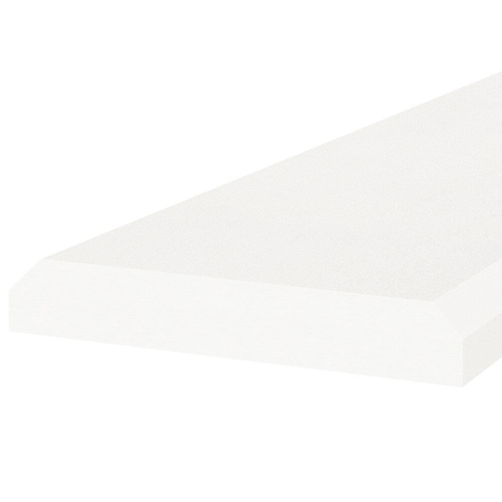 Satori Polished White Cotton 4-in x 36-in Composite Threshold Tile (1 ...