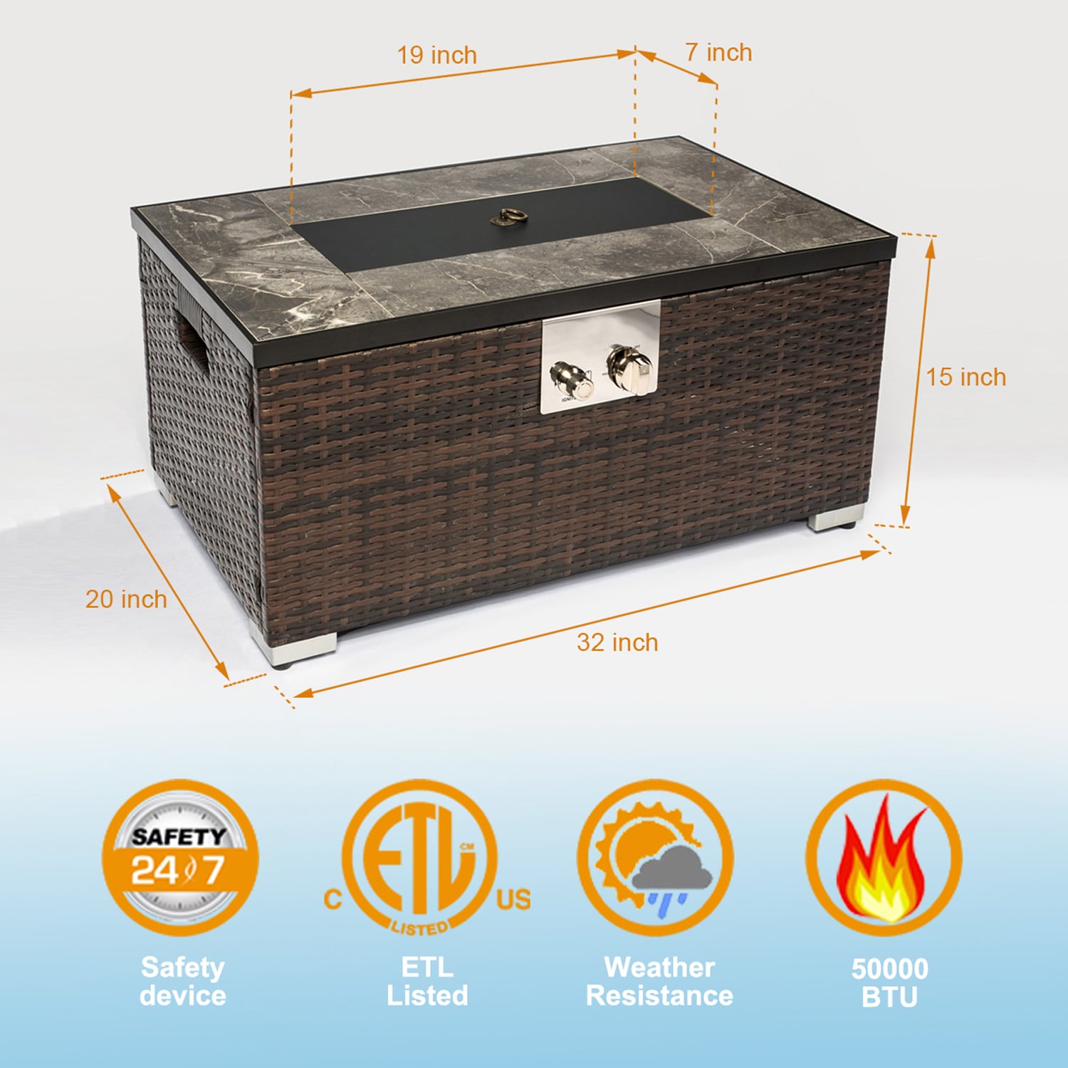 Bybafun YA6400005 Outdoor-Gas-Firepits - View #6