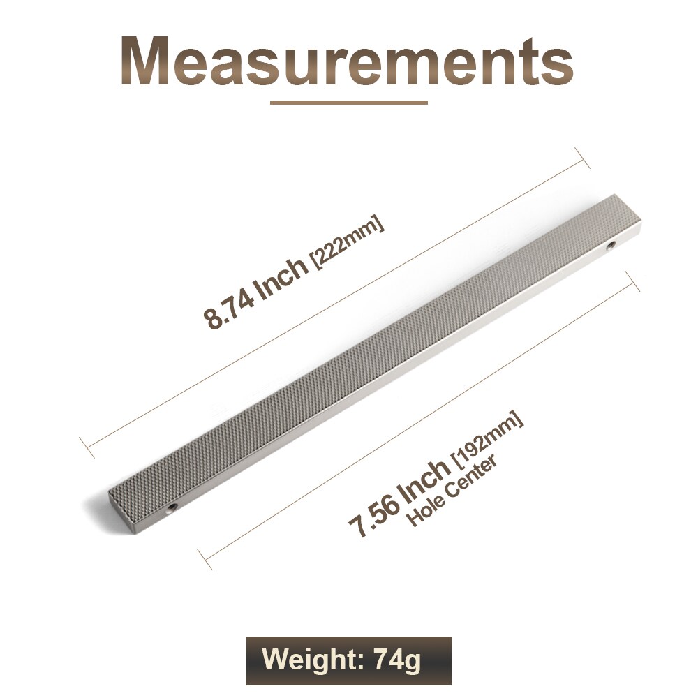 Miaokesen 1888LN-192 Cabinet-Pulls - View #2
