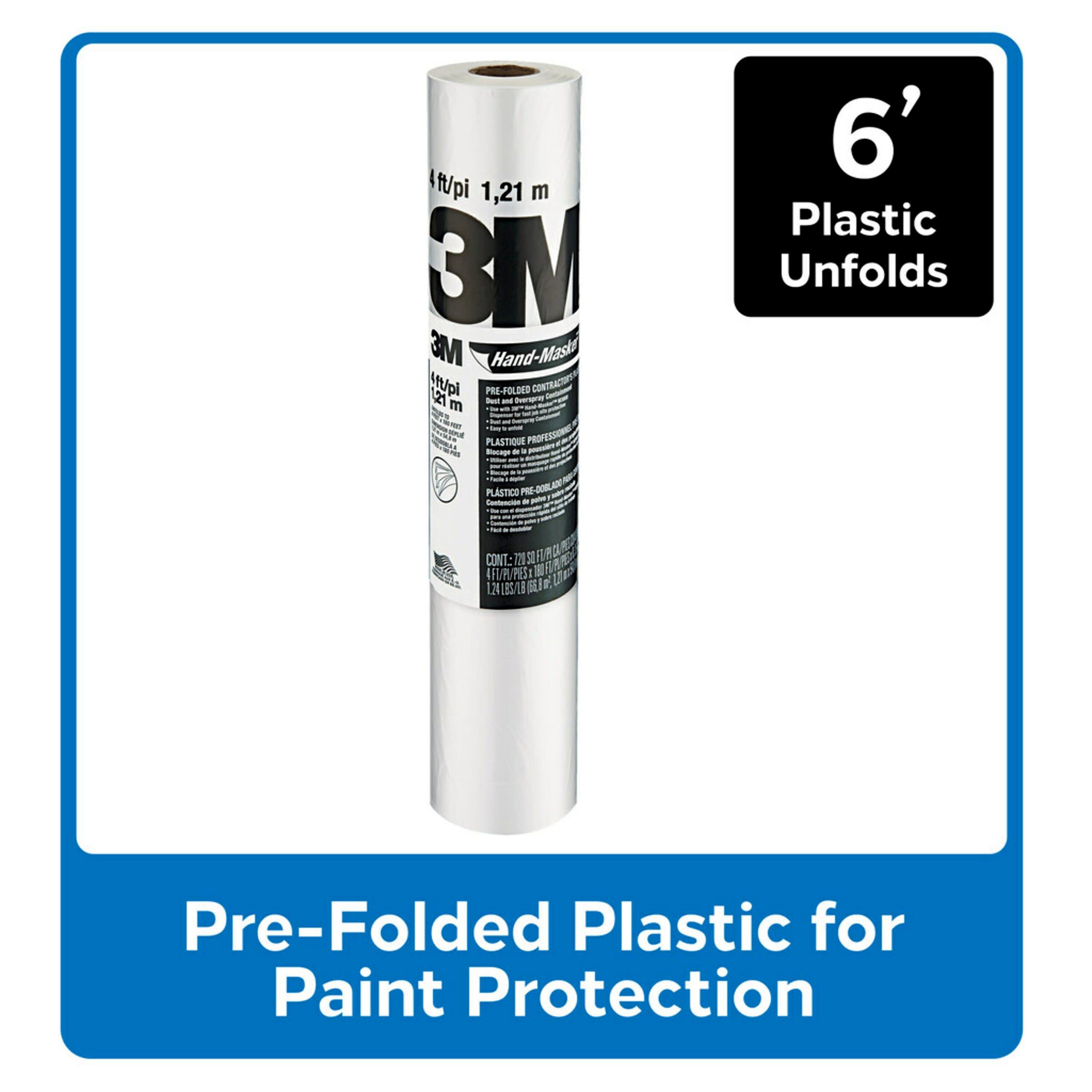  3M Clear Paint Surface Protection Bulk Film Roll 4-By-72-Inches  : Automotive