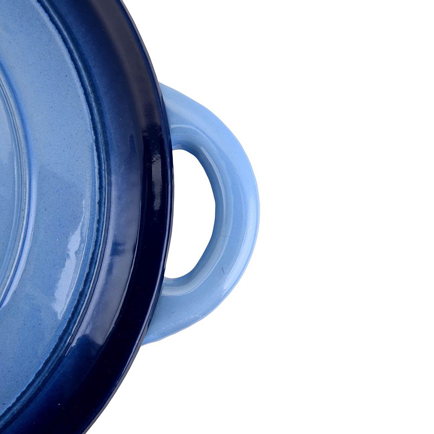 IMUSA IMUSA Enamel Dutch Oven 4.5 Quart, Blue - IMUSA